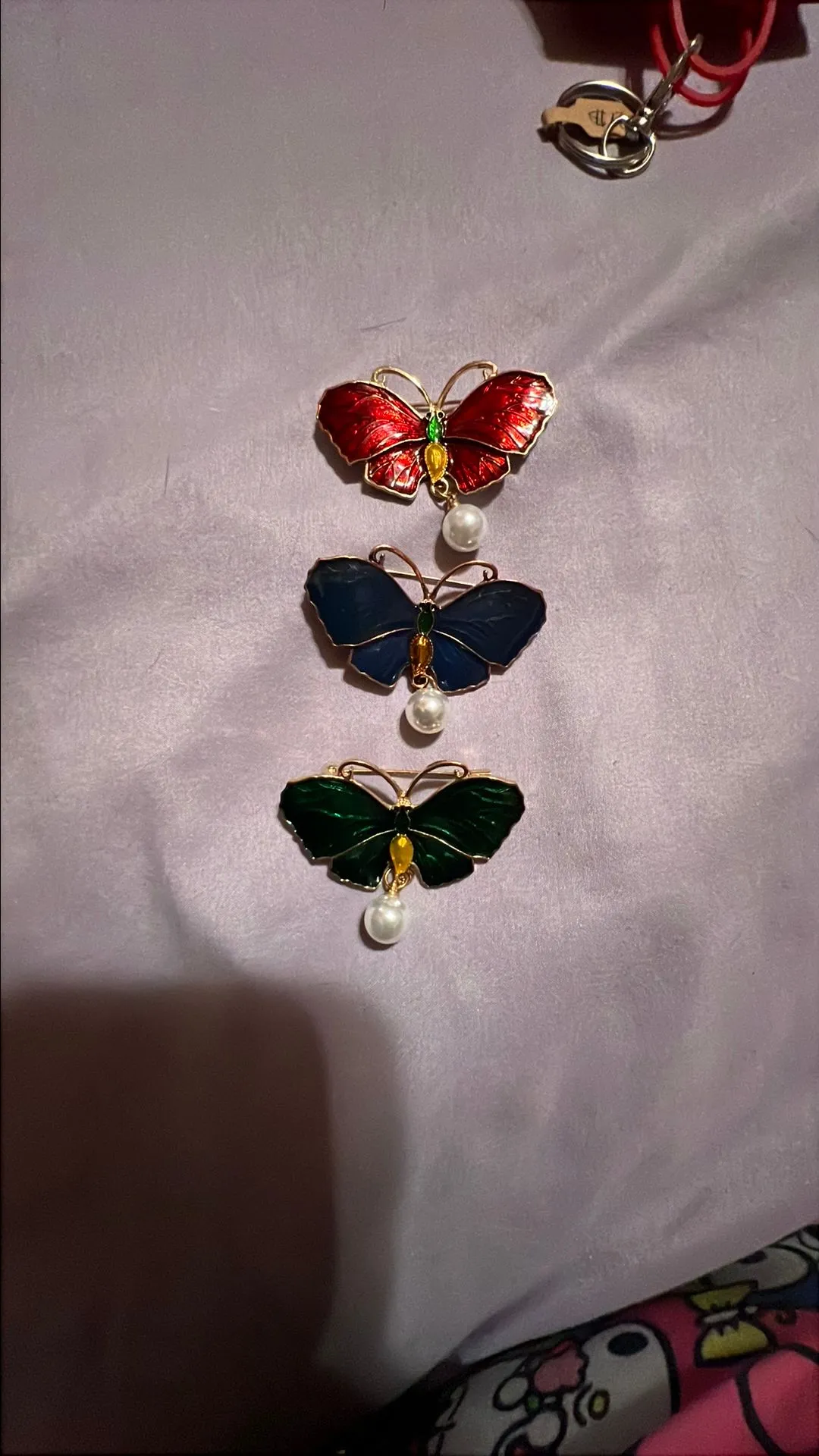 Product image for Choice of 3 butterfly pins