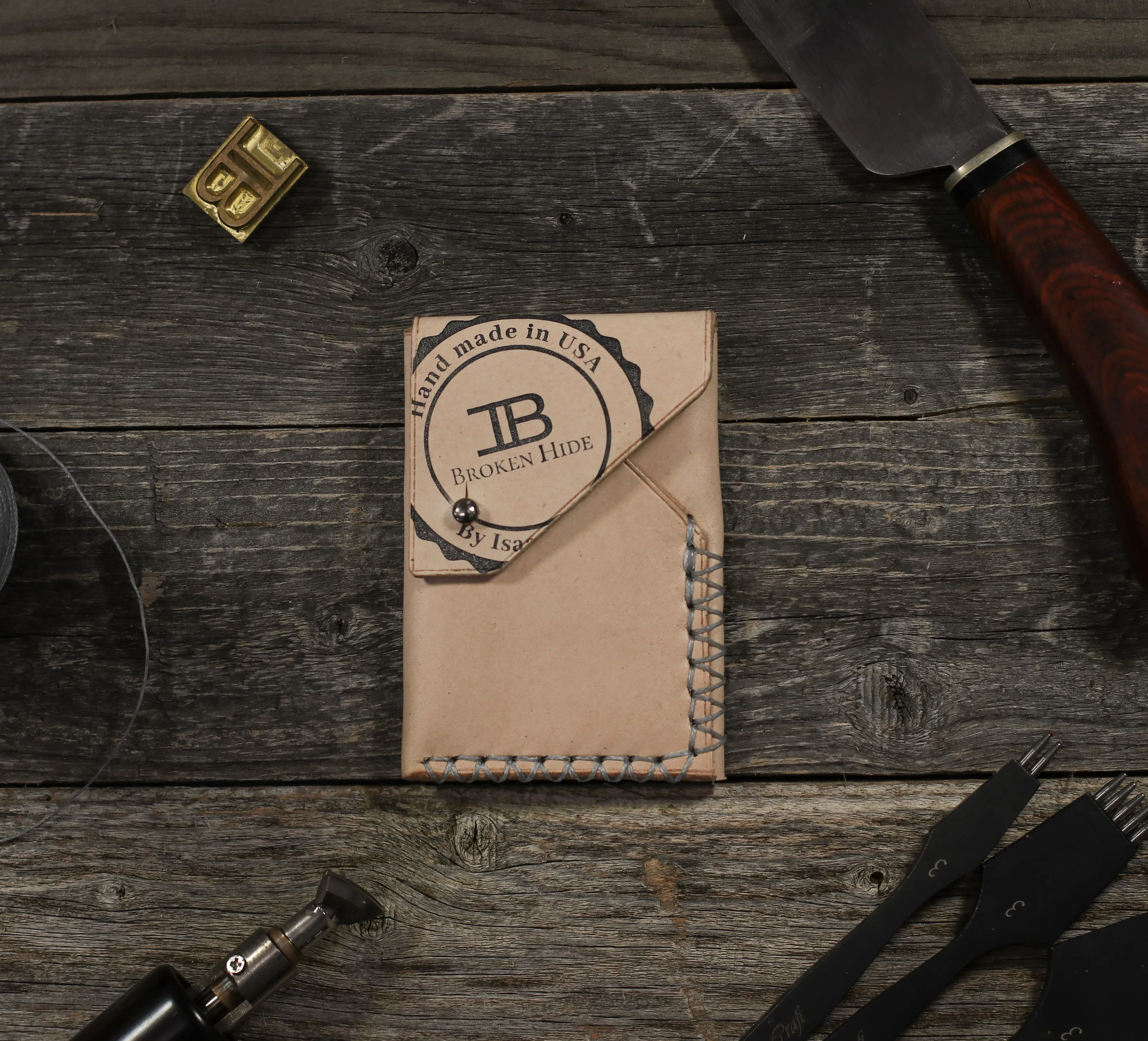 Product image for (Light Tan) Gentleman Cut Card Wallet