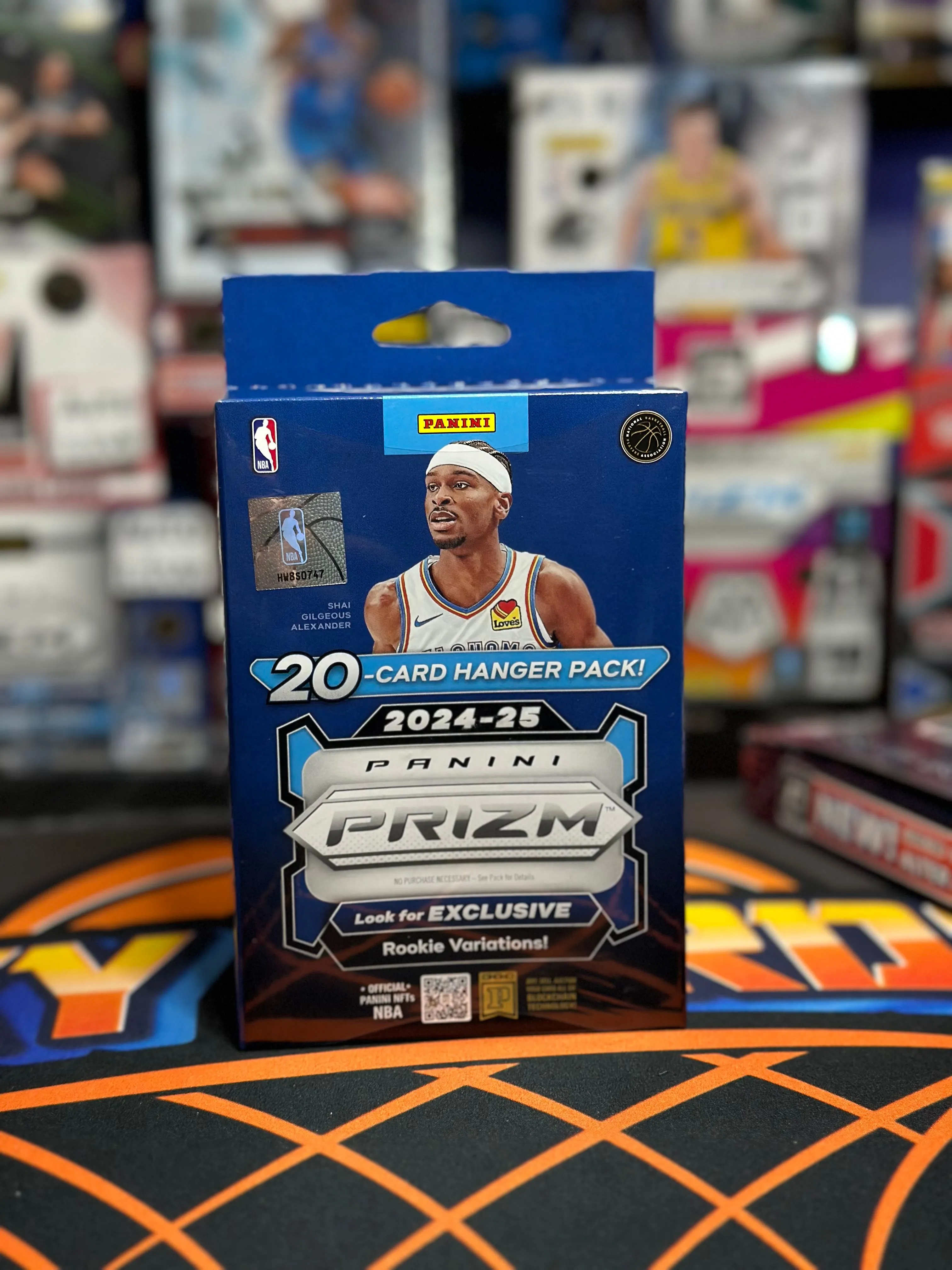 Product image for 1 2024-25 Prizm Basketball Hanger(Gold Ice/Manga Chase)