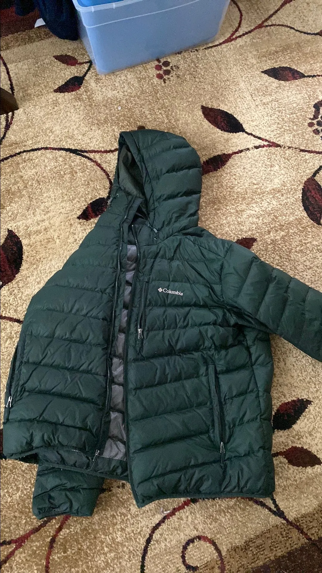 Product image for Columbia Omni Heat Coat Green size XXL