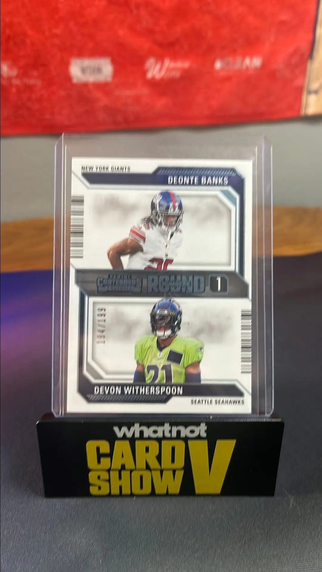 Product image for 2023 Contenders Deonte Banks Devon Witherspoon round 1 numbers /199