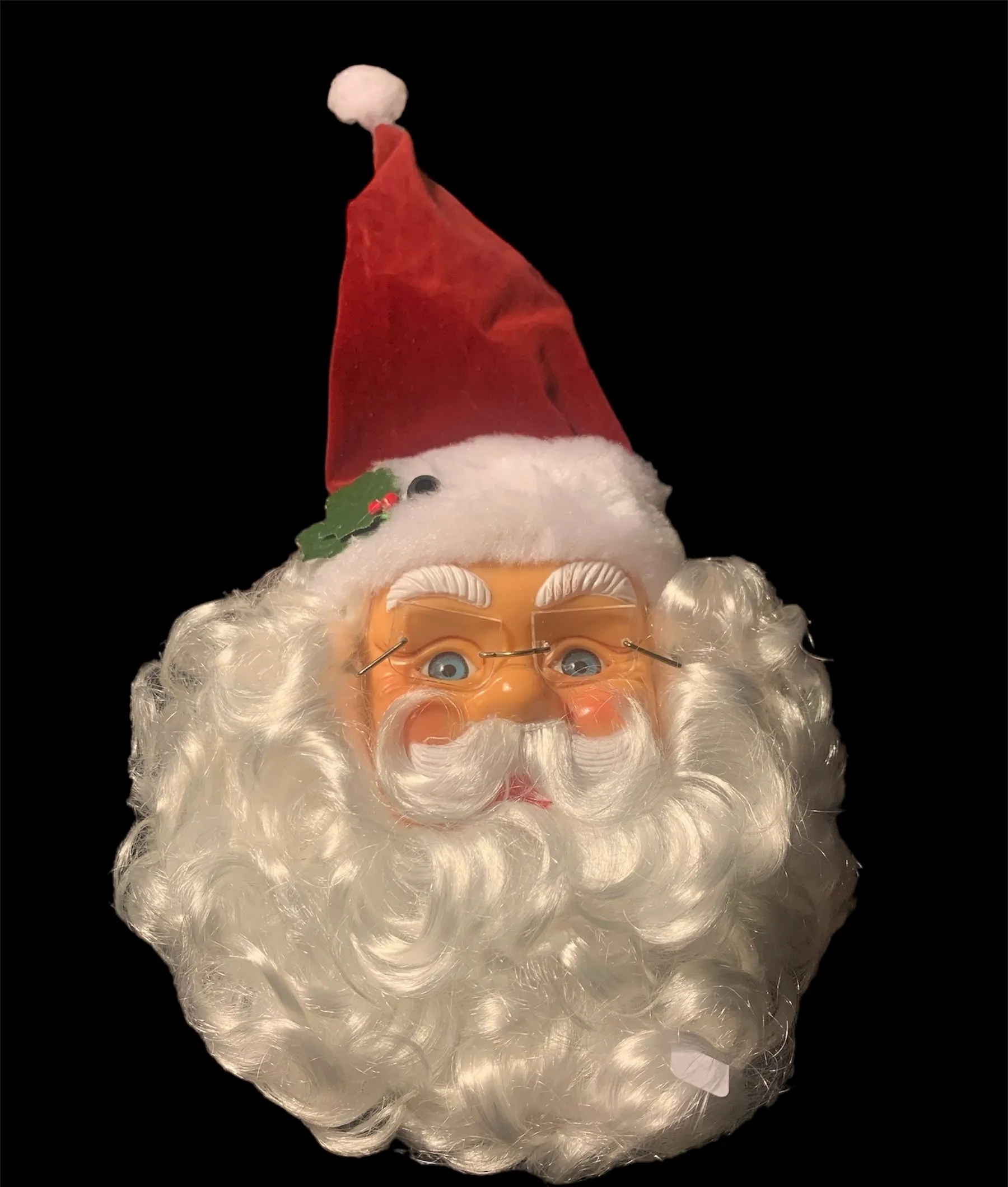 Product image for Vintage Hanging singing Santa Head