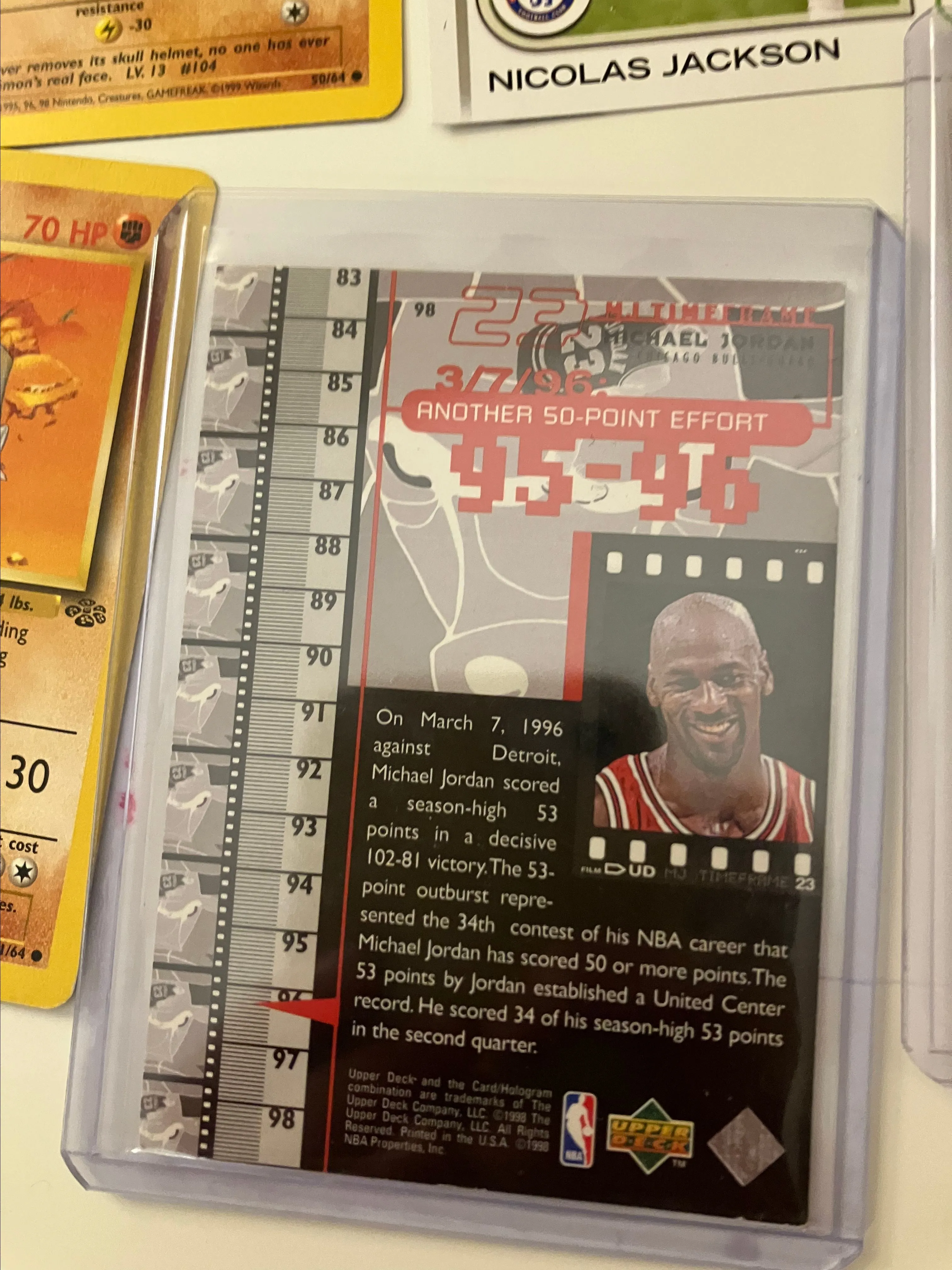 Product image for MICHEAL JORDAN 95-96 50 point special