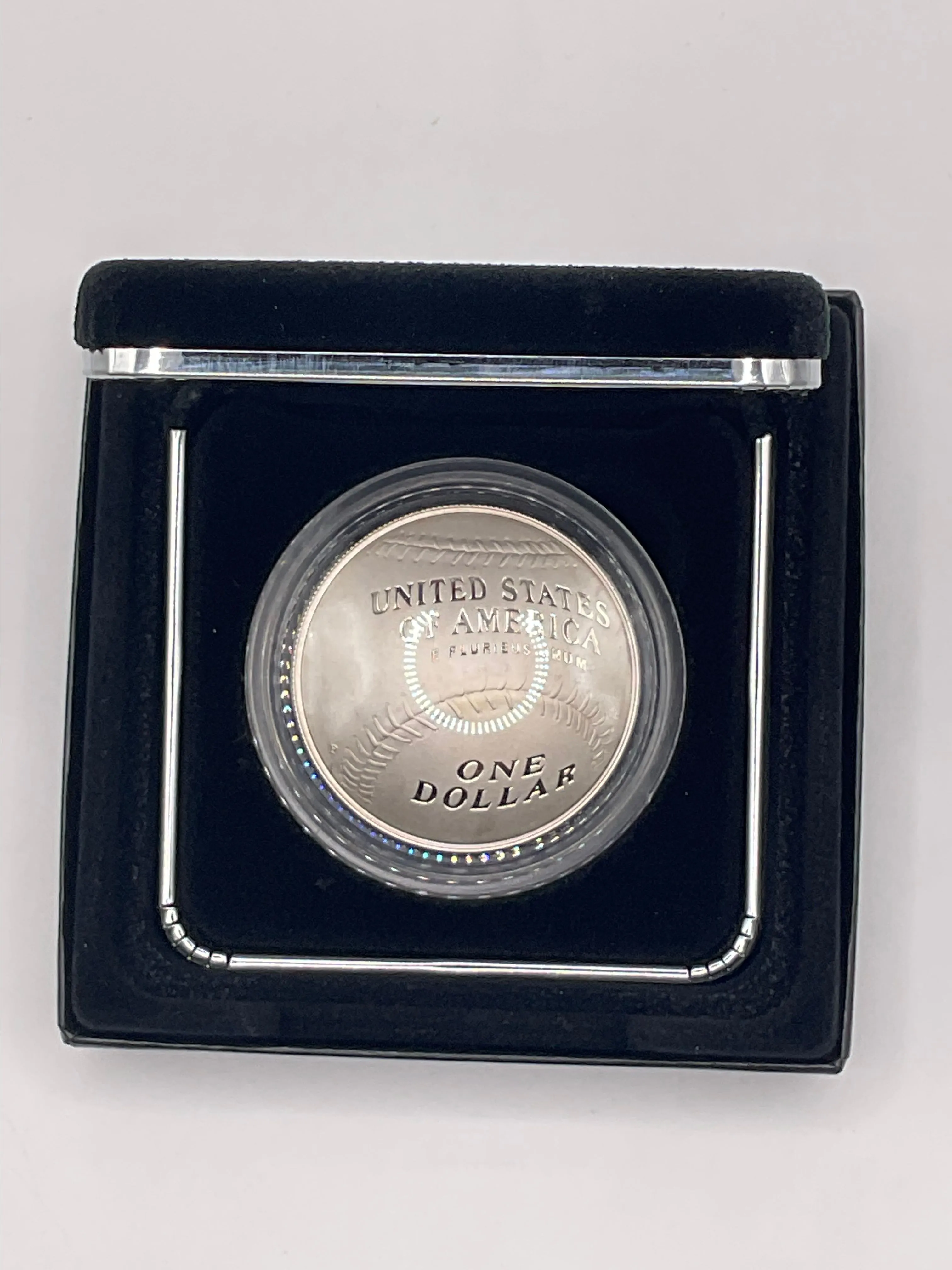Product image for 2014-P 2014 One Silver Dollar Baseball Hall of Fame Commemorative Coin Program Philadelphia