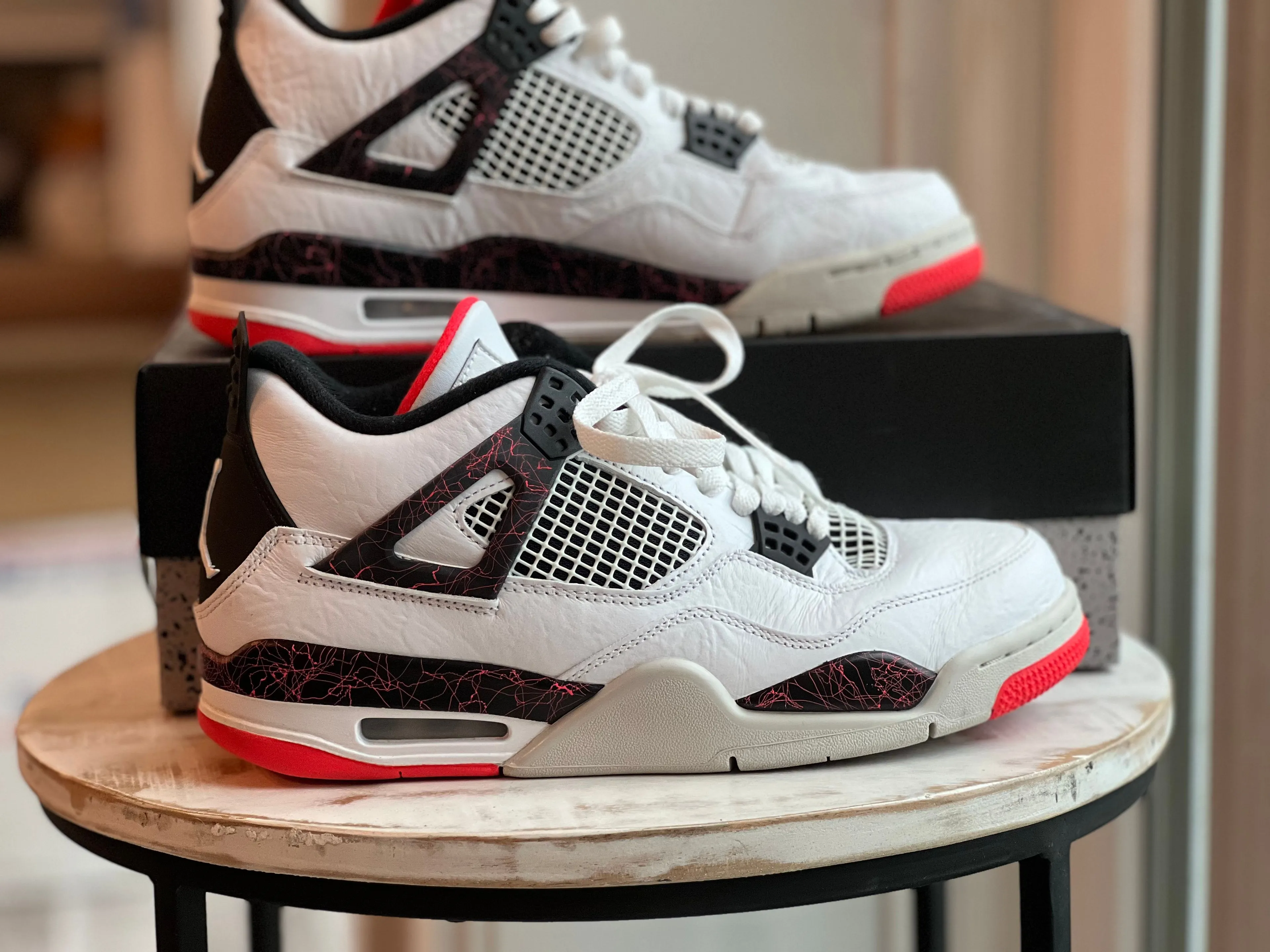 Product image for Air Jordan 4 Retro Flight Nostalgia Pale Citron VNDS Size 9 Sneakers