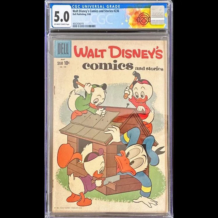 Product image for Walt Disney's Comics and Stories 236  CGC 5 1960