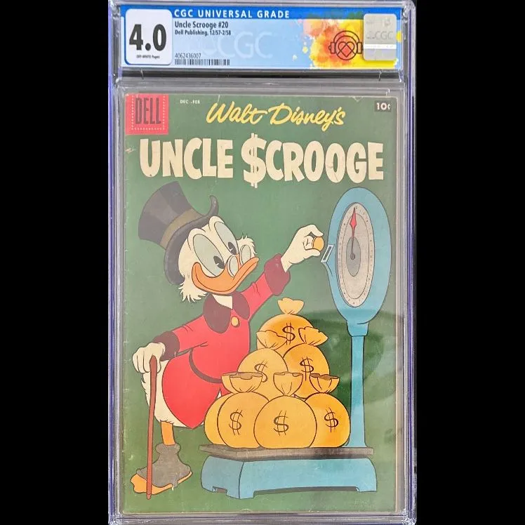 Product image for Uncle Scrooge 20  CGC 4 1958