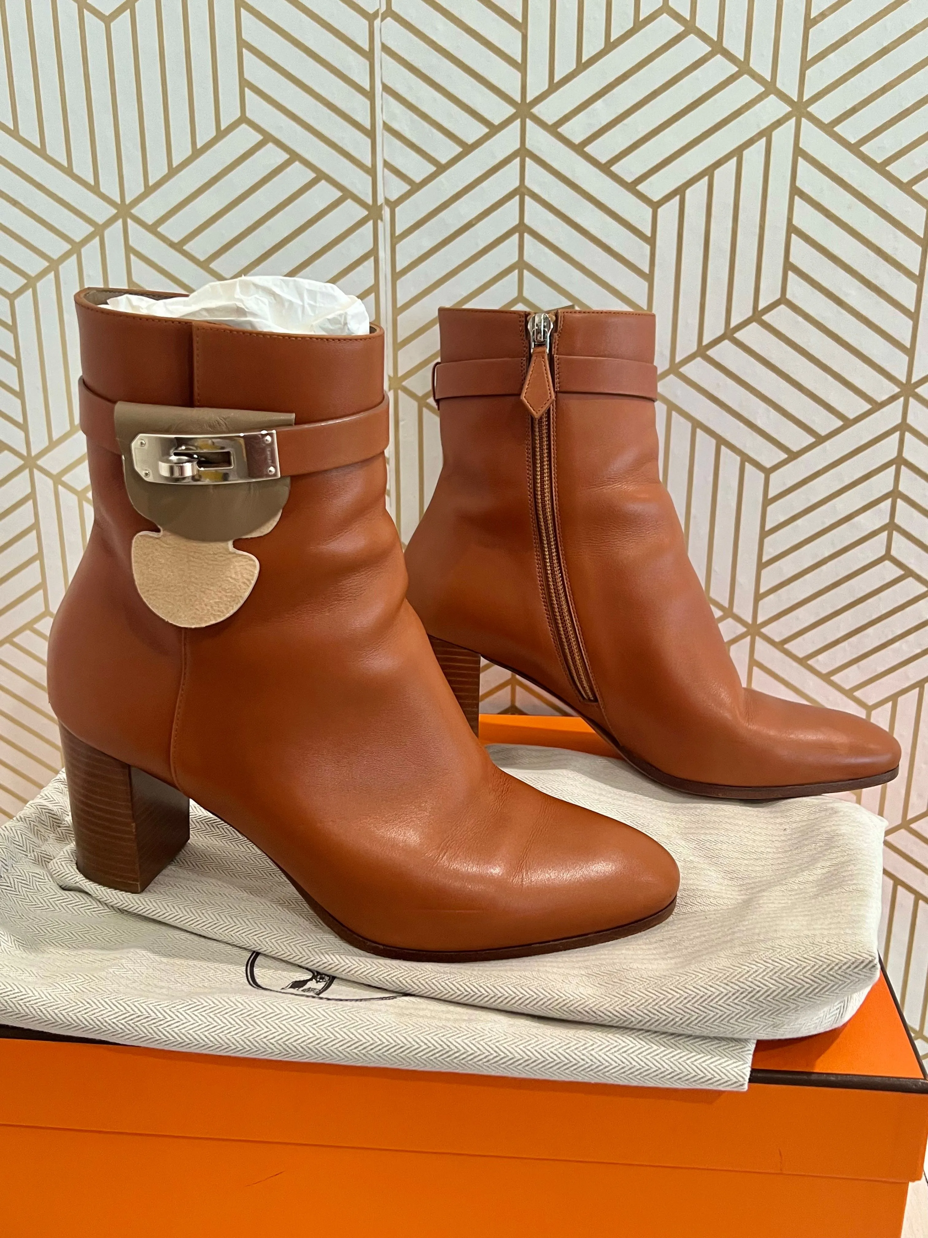 Product image for Hermes Saint Germain Ankle Boots