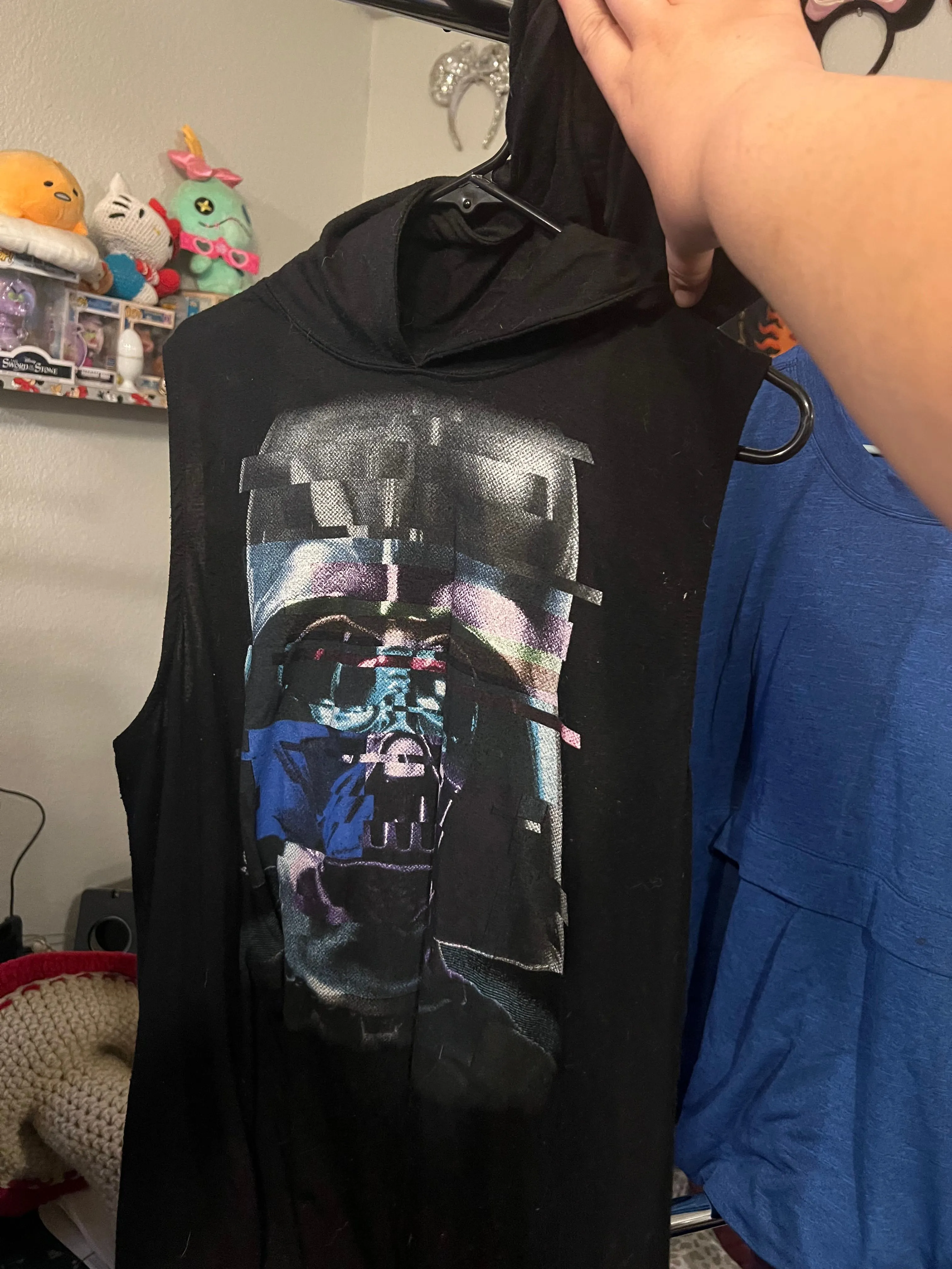 Product image for Disney Parks Darth Vader Hooded Tank Top