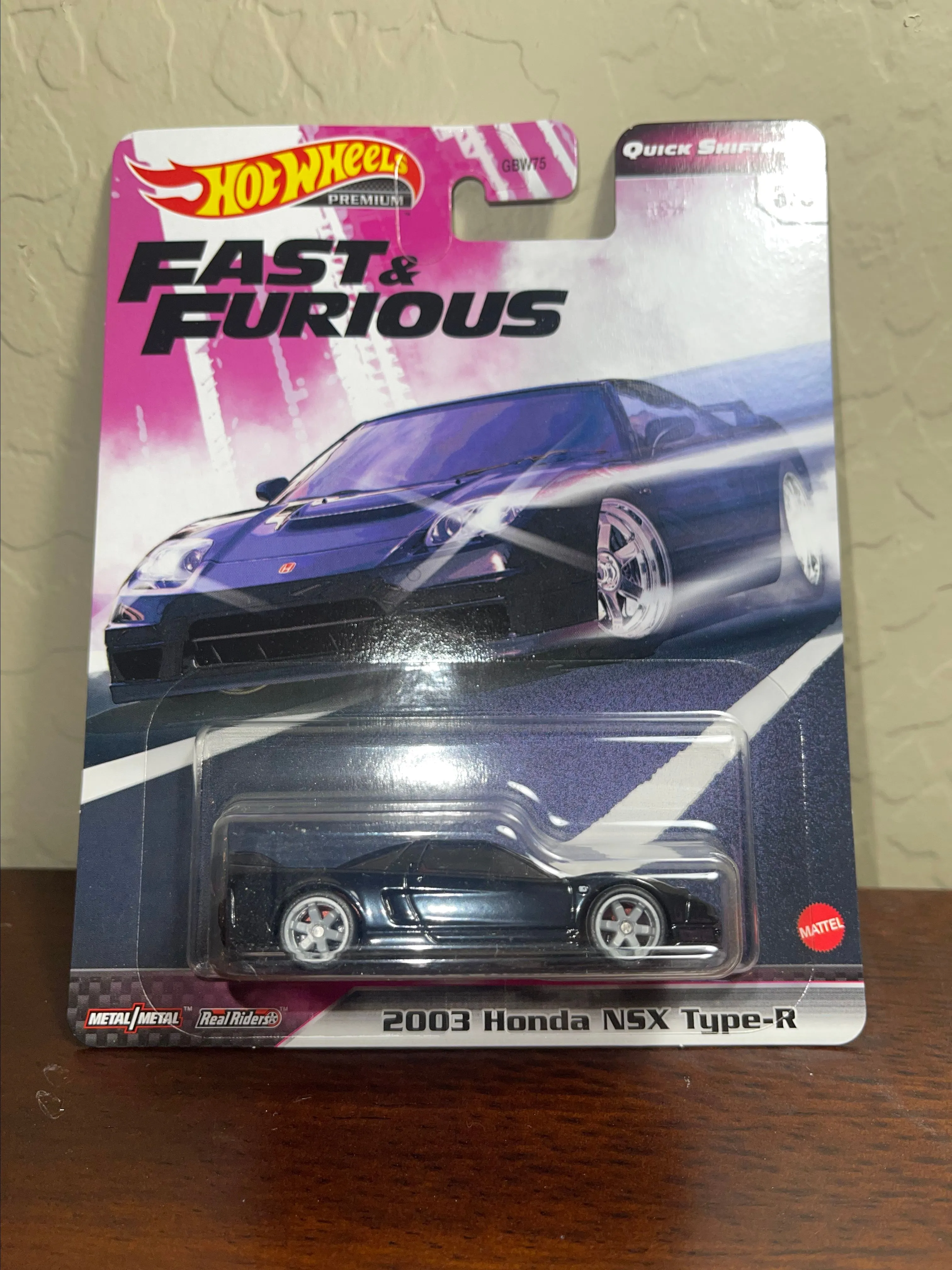Product image for Hot Wheels Premium Quick Shifters FAST & Furious 2003 HONDA NSX TYPE-R NEW!