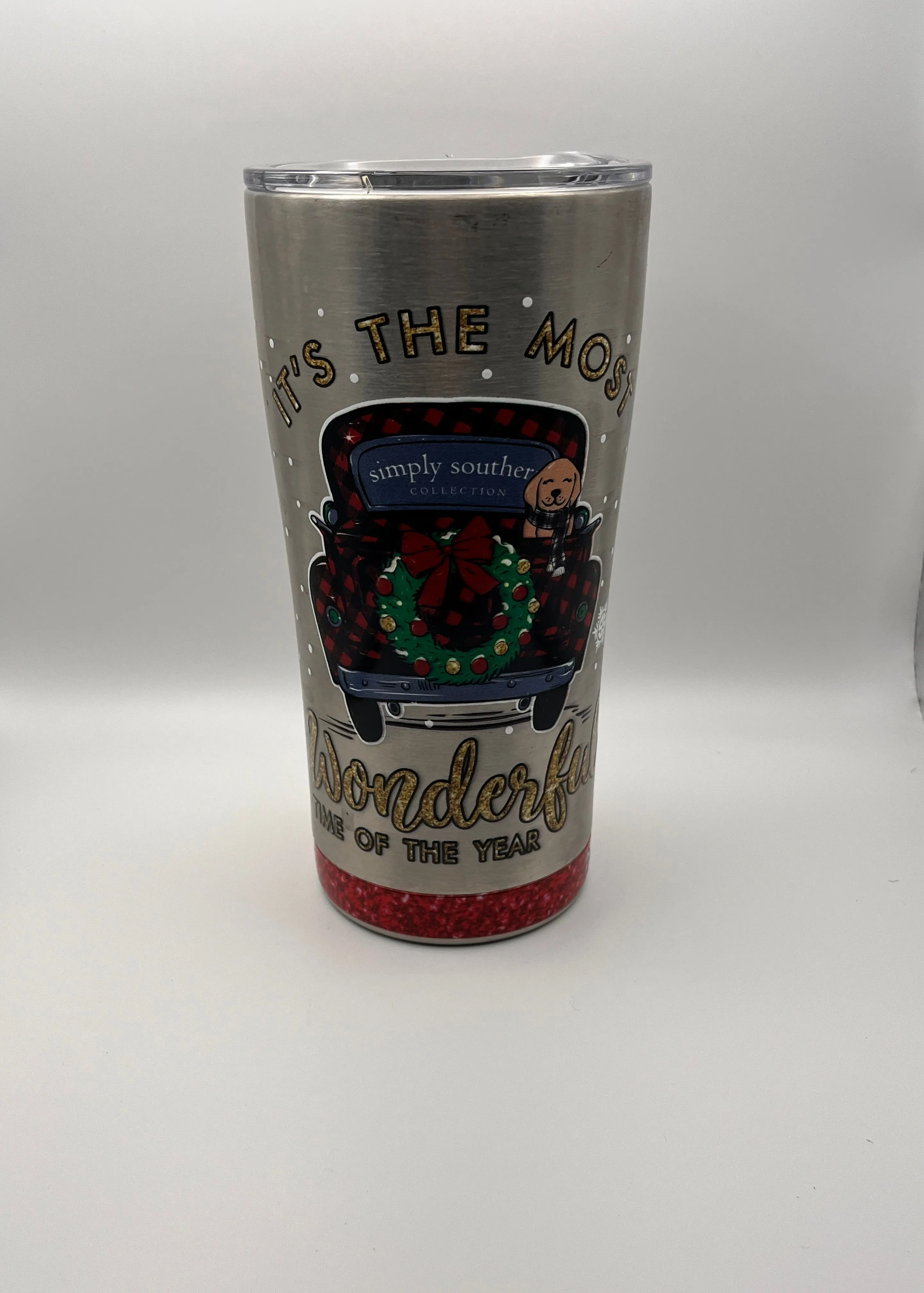 Product image for #26 Wonderful Time of the Year Simply Southern Collection 20oz Metal Tumbler