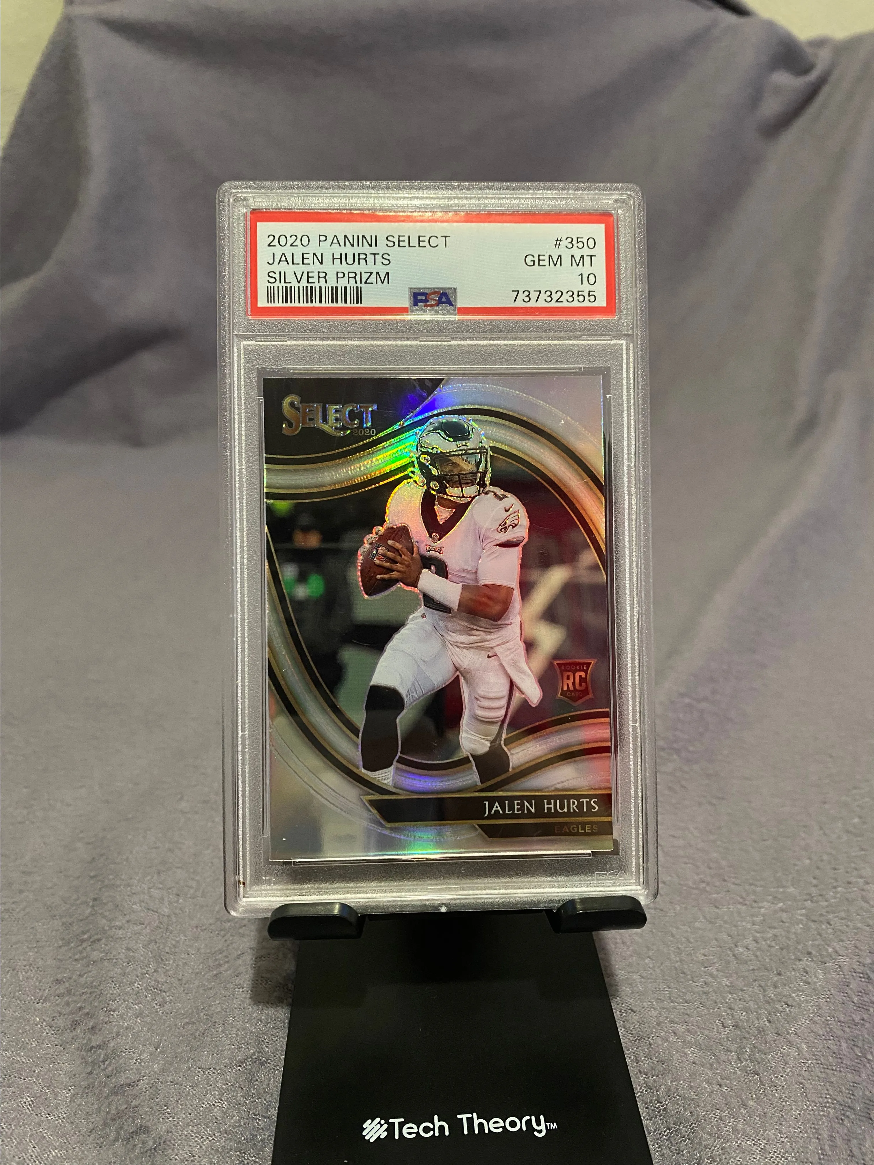 Product image for 2020 panini select Jalen hurts silver prizm rc psa gem mint 10