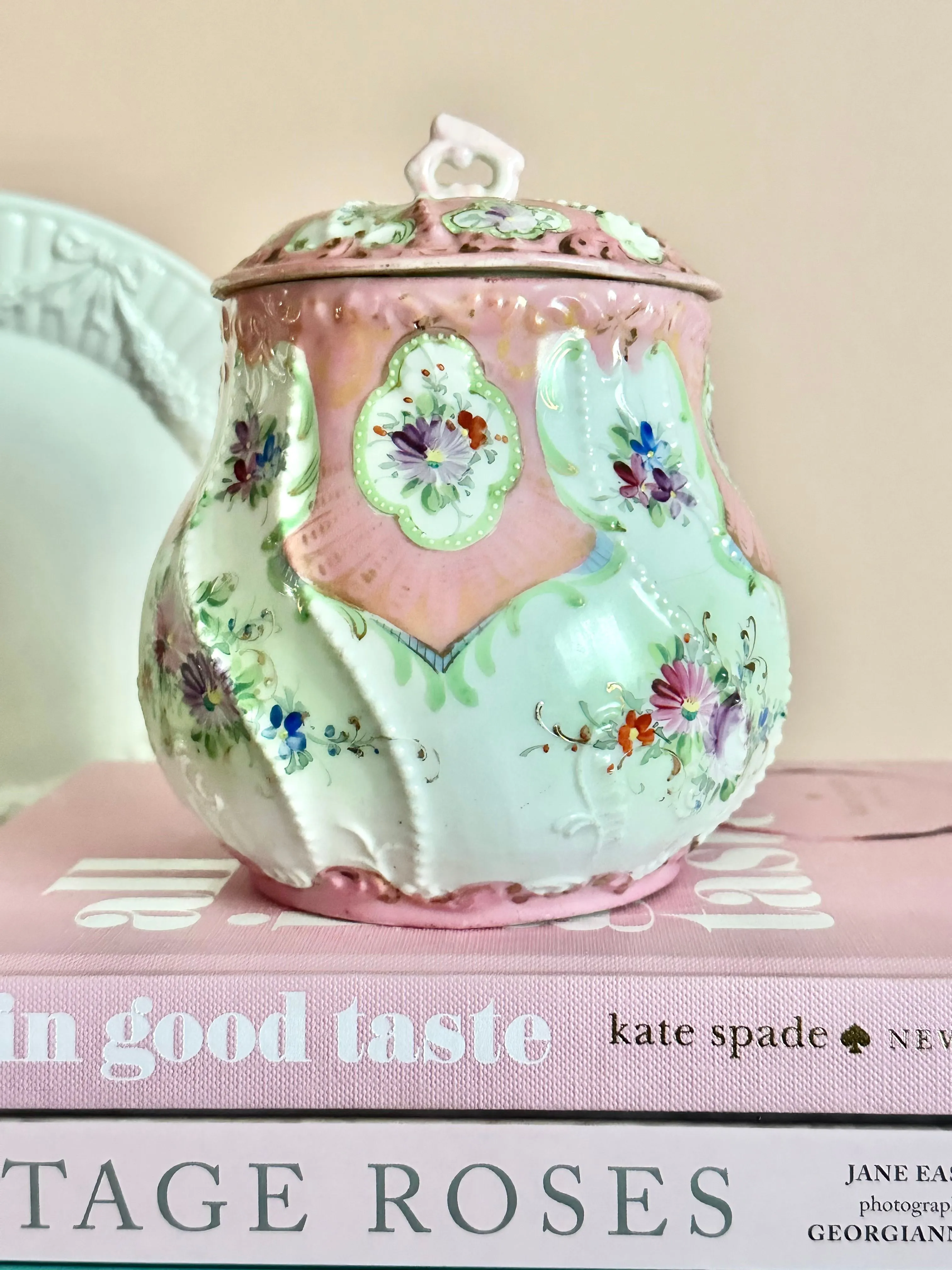 Product image for Pink nippon biscuit jar