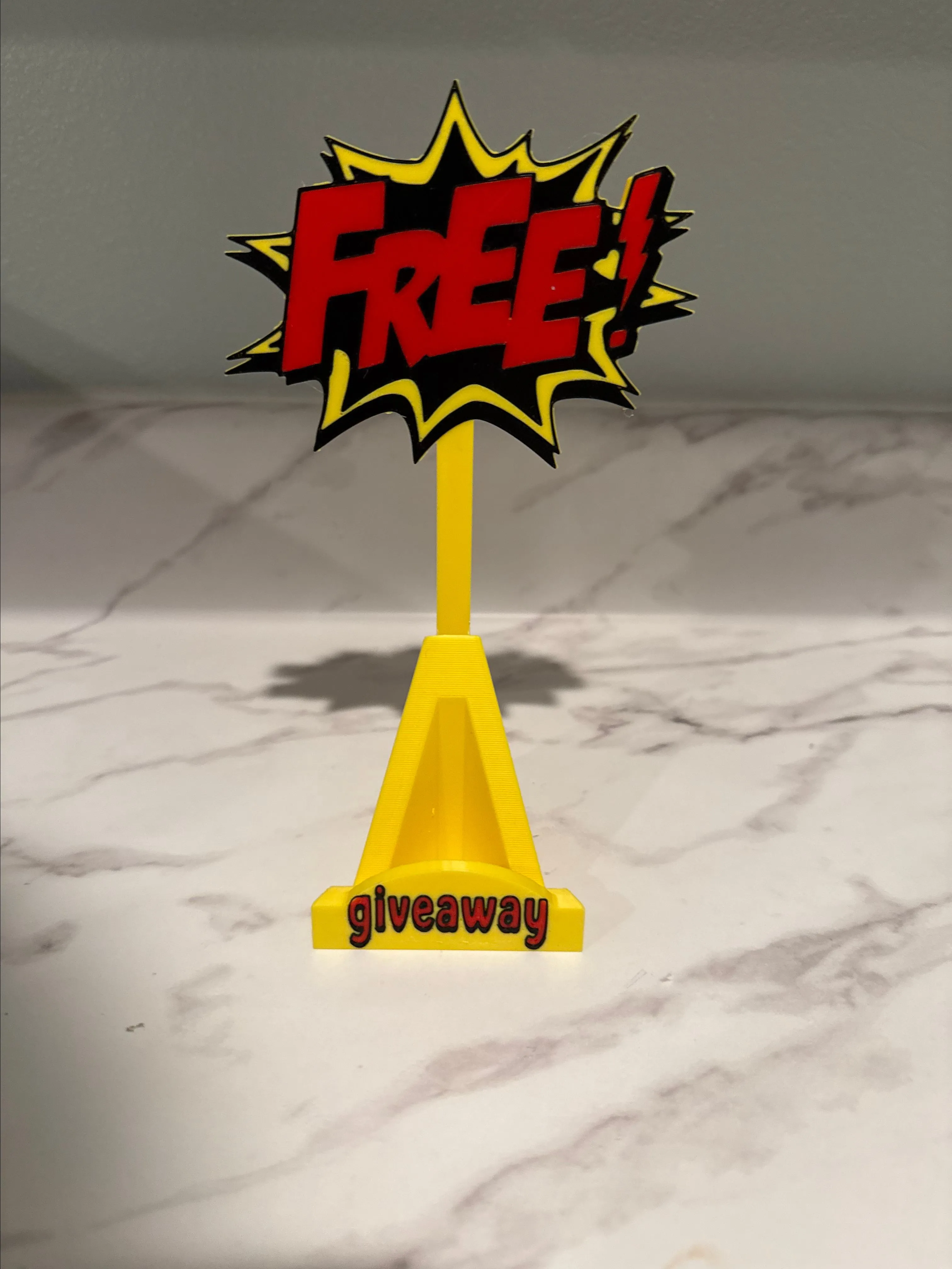 Product image for 3D printed Giveaway stand-choose colors