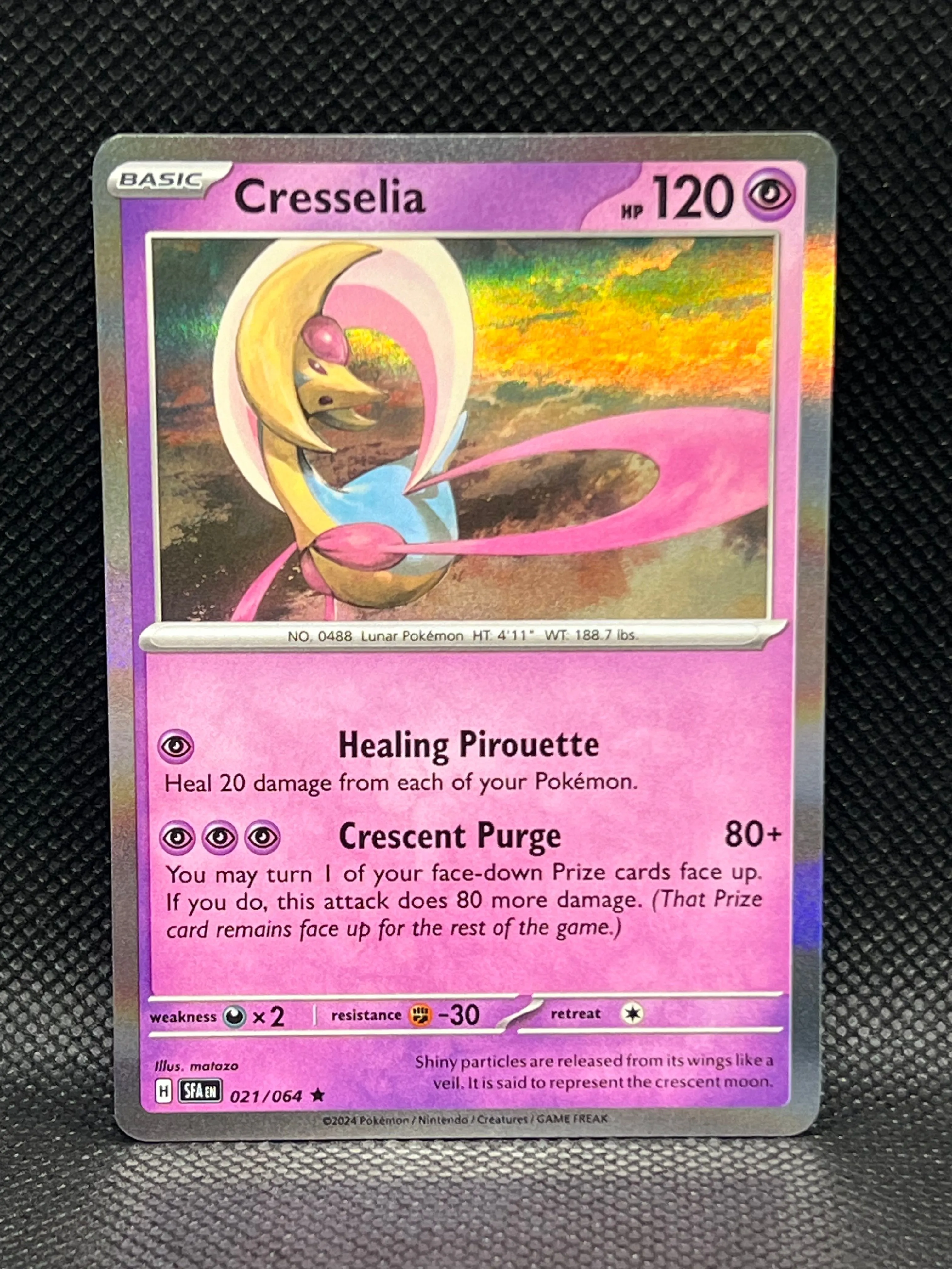 SFA-EN 021/064 Cresselia : Rare Pokemon Card : Shrouded Fable