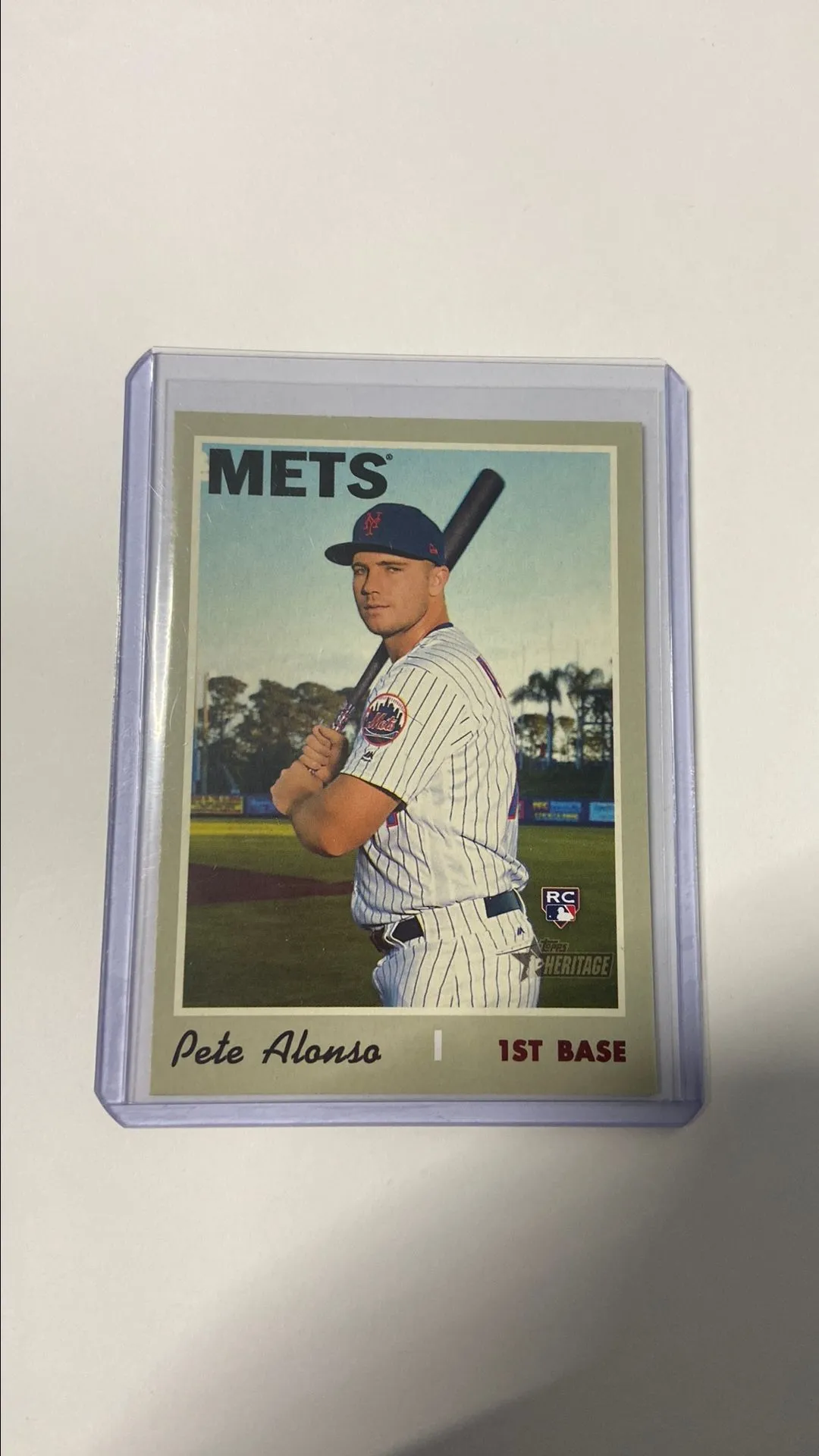 Product image for 2019 Topps Heritage High Number Pete Alonso Rookie RC