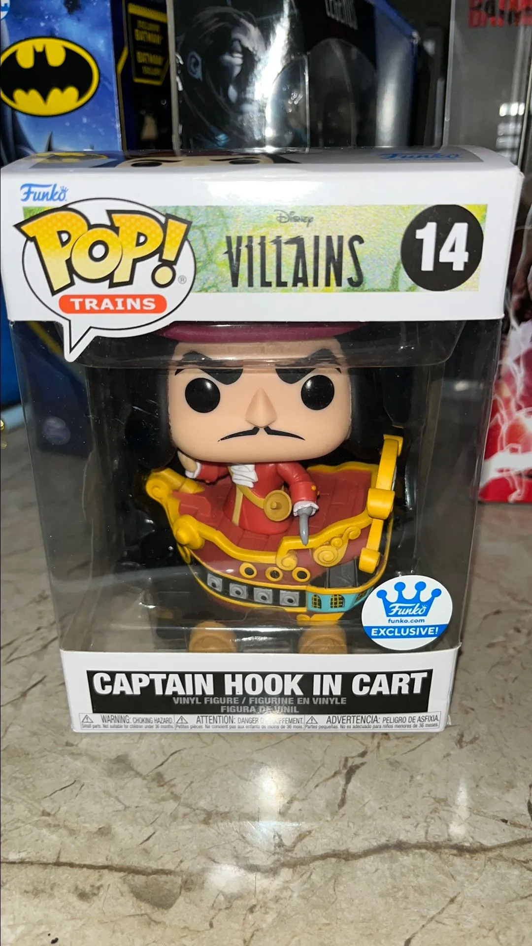 Product image for Pop villains Captain Hook In Cart