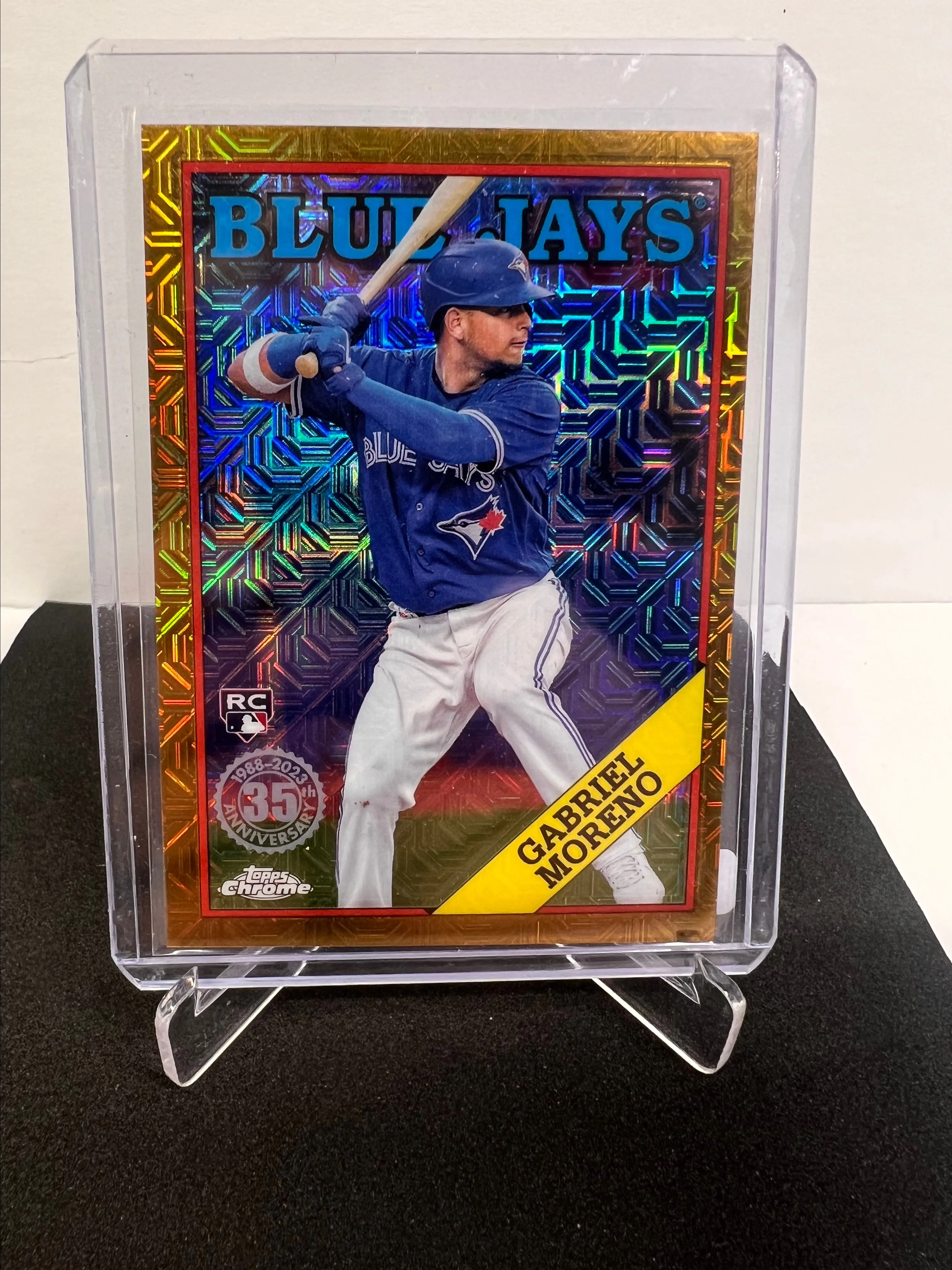 Product image for #270 2023 Topps Chrome Gold Gabriel Moreno /50