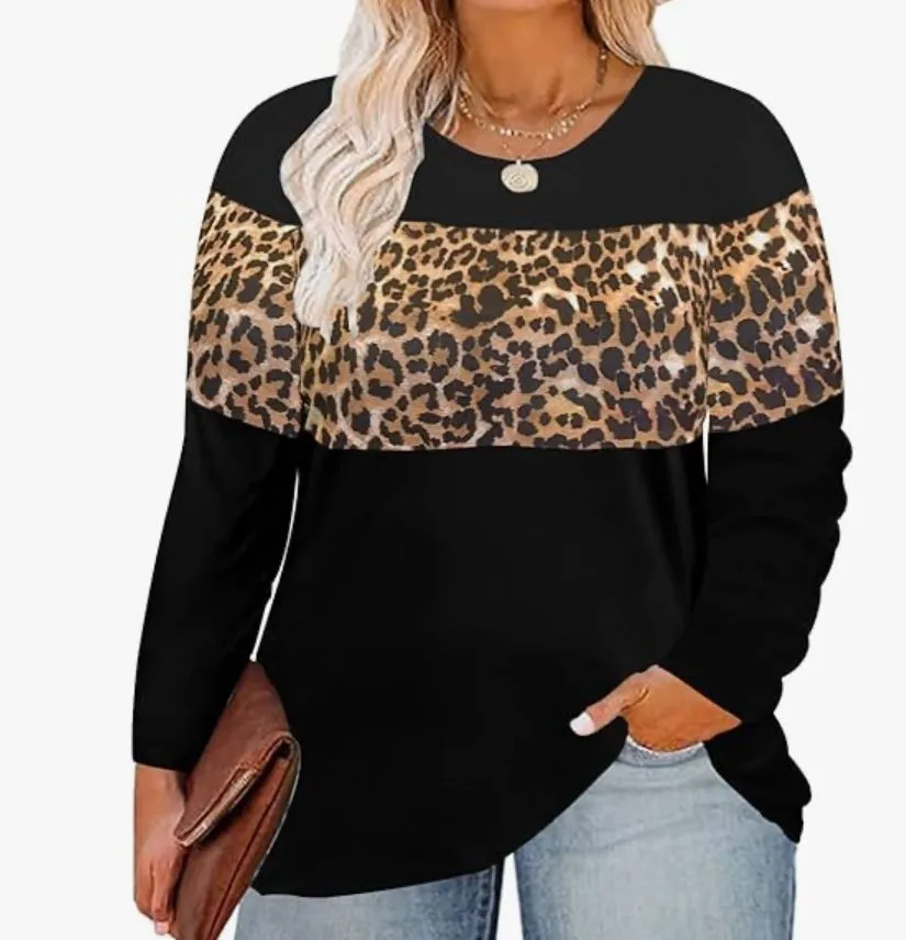 Product image for Women Winter Casual Tshirts Loose Fit