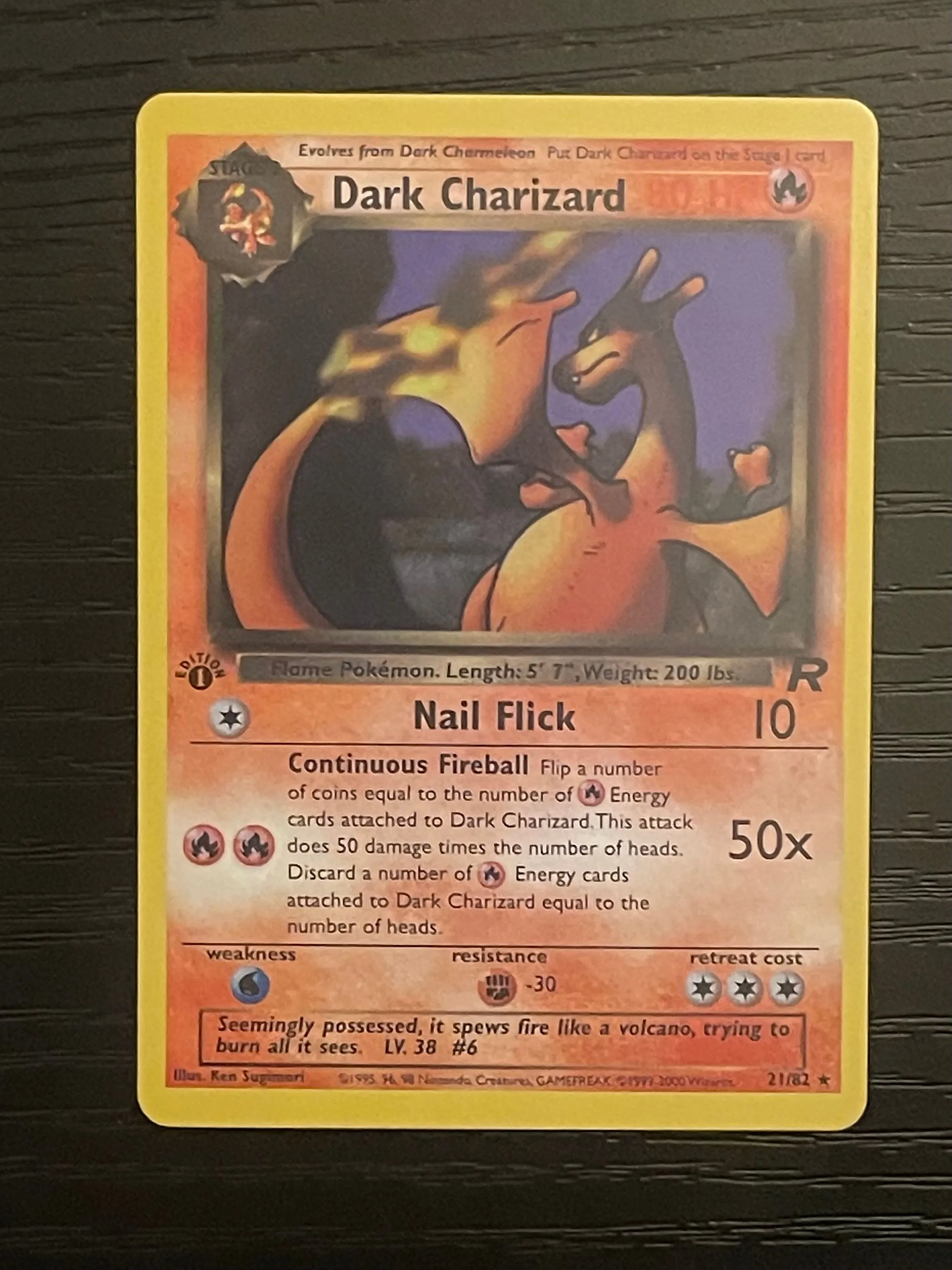 REPRODUCTION PROXY 1st Edition Dark Charizard Pokemon TCG Card  Whatnot:  Shop, Sell, Connect