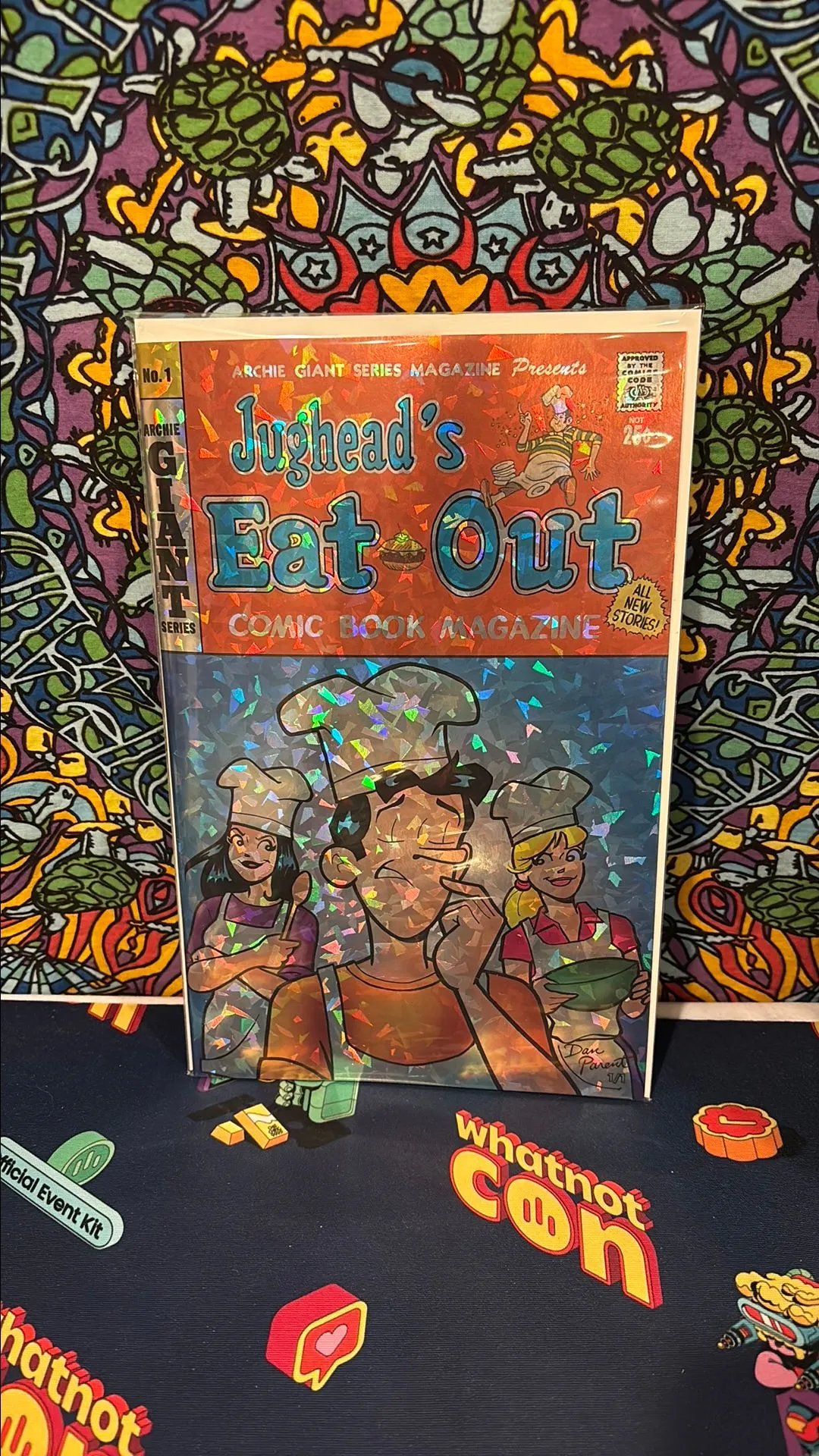 Product image for JUGHEAD #78 Dan Parent Archie Exclusive Variant EAT OUT one of one 1/1 Foil Crystal
