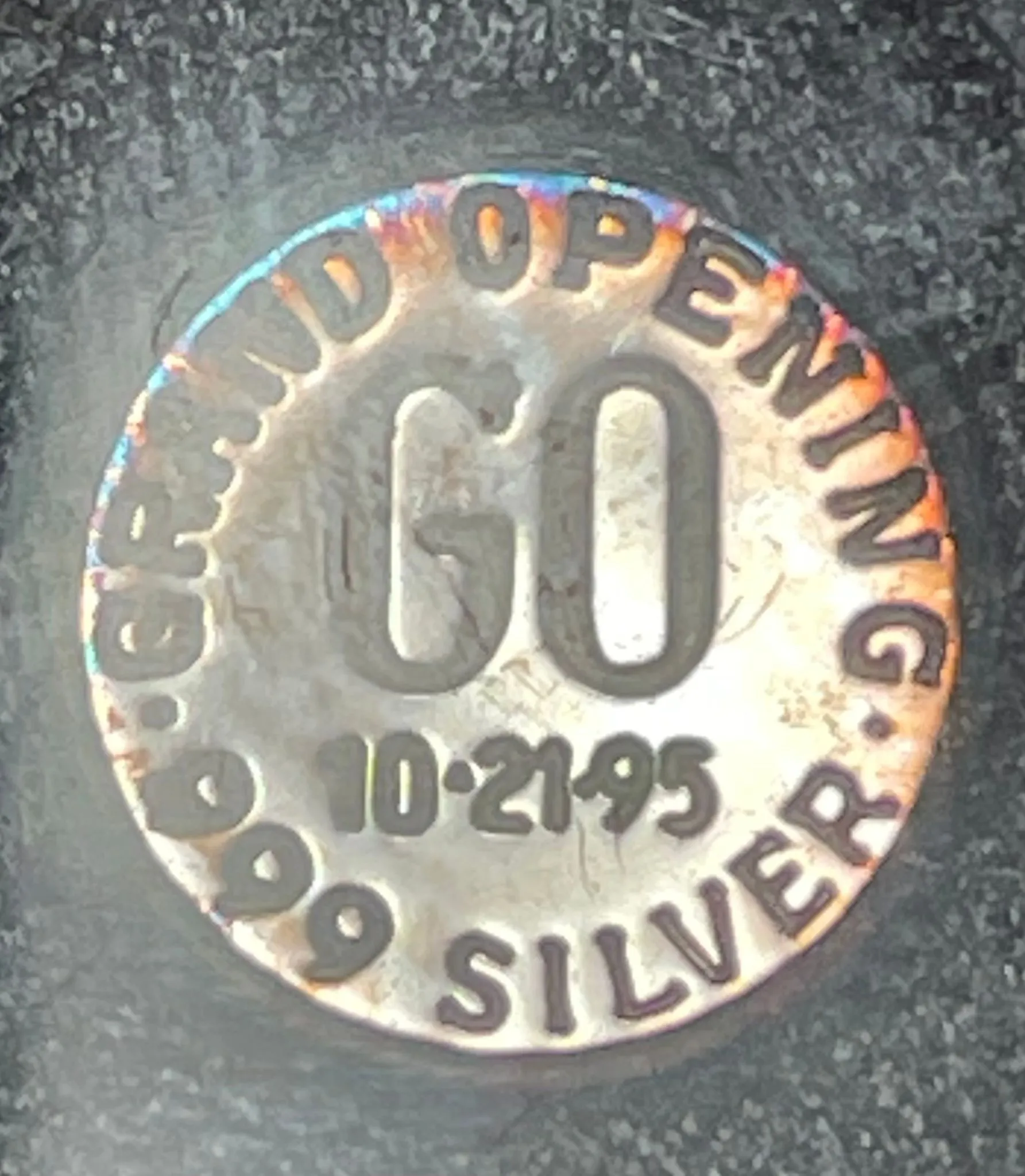 Product image for 1995 Royal Hawaiian Mint "Go" .999 Silver Coin