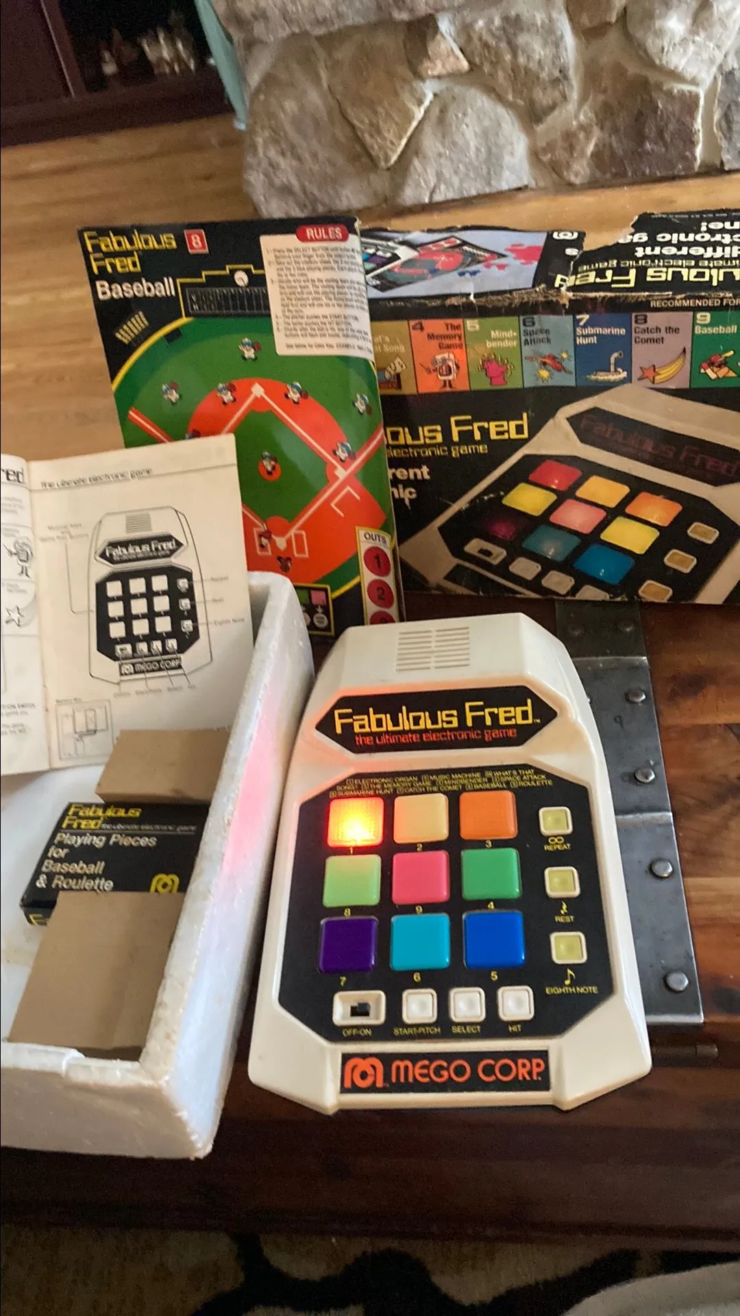 Product image for Vintage Mego Fabulous Fred electronic game 1980