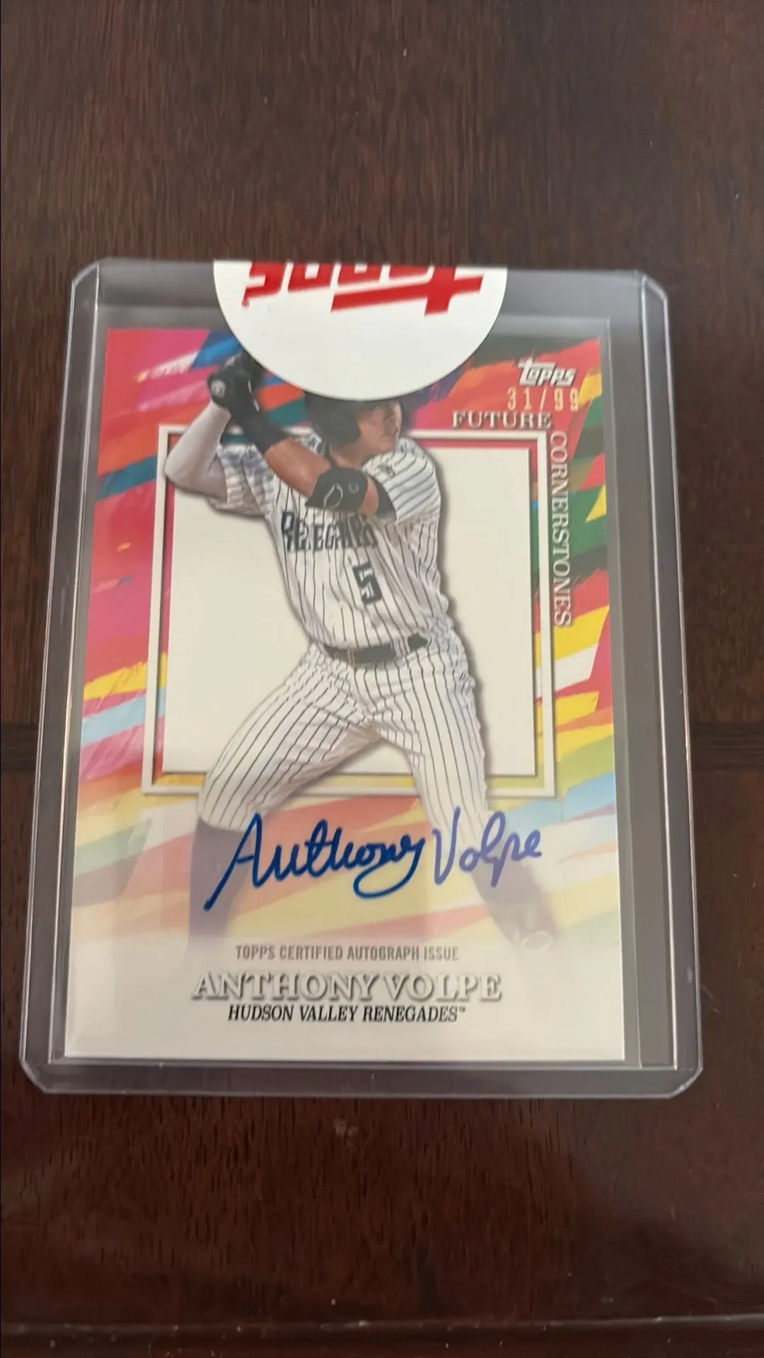 Product image for 2022 Topps Pro Debut Future Cornerstones Anthony Volpe RC Auto 31/99