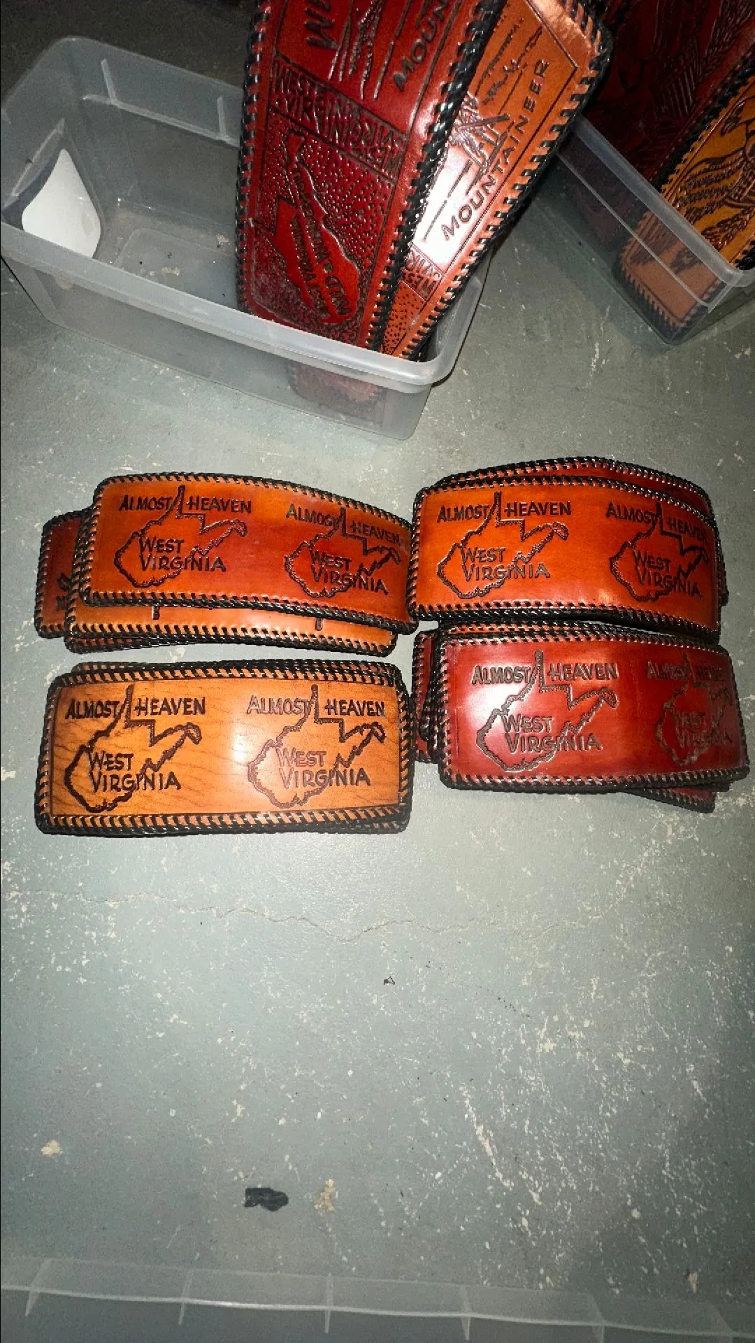 Product image for West Virginia almost heaven leather wallet