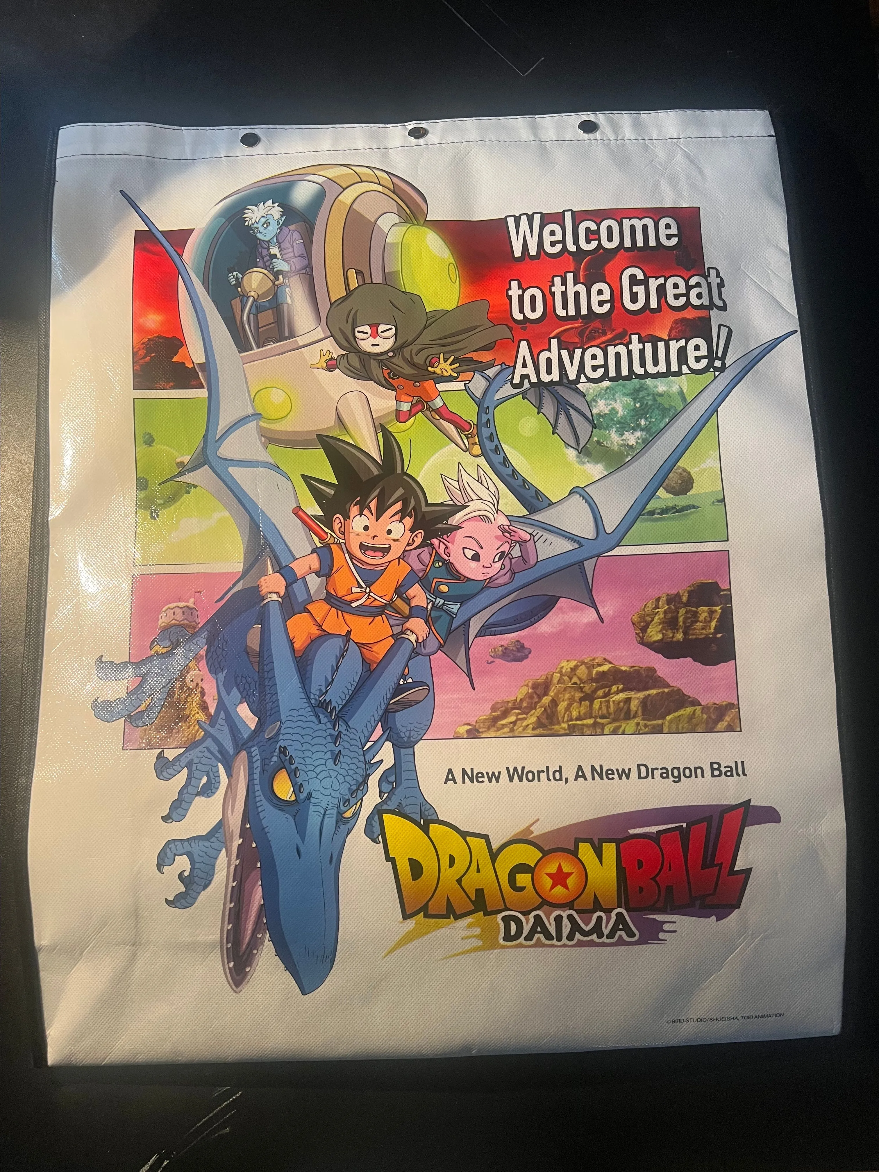 Product image for NYCC 2024 Exclusive Dragon ball Daima son Goku 19x23 Backpack bag
