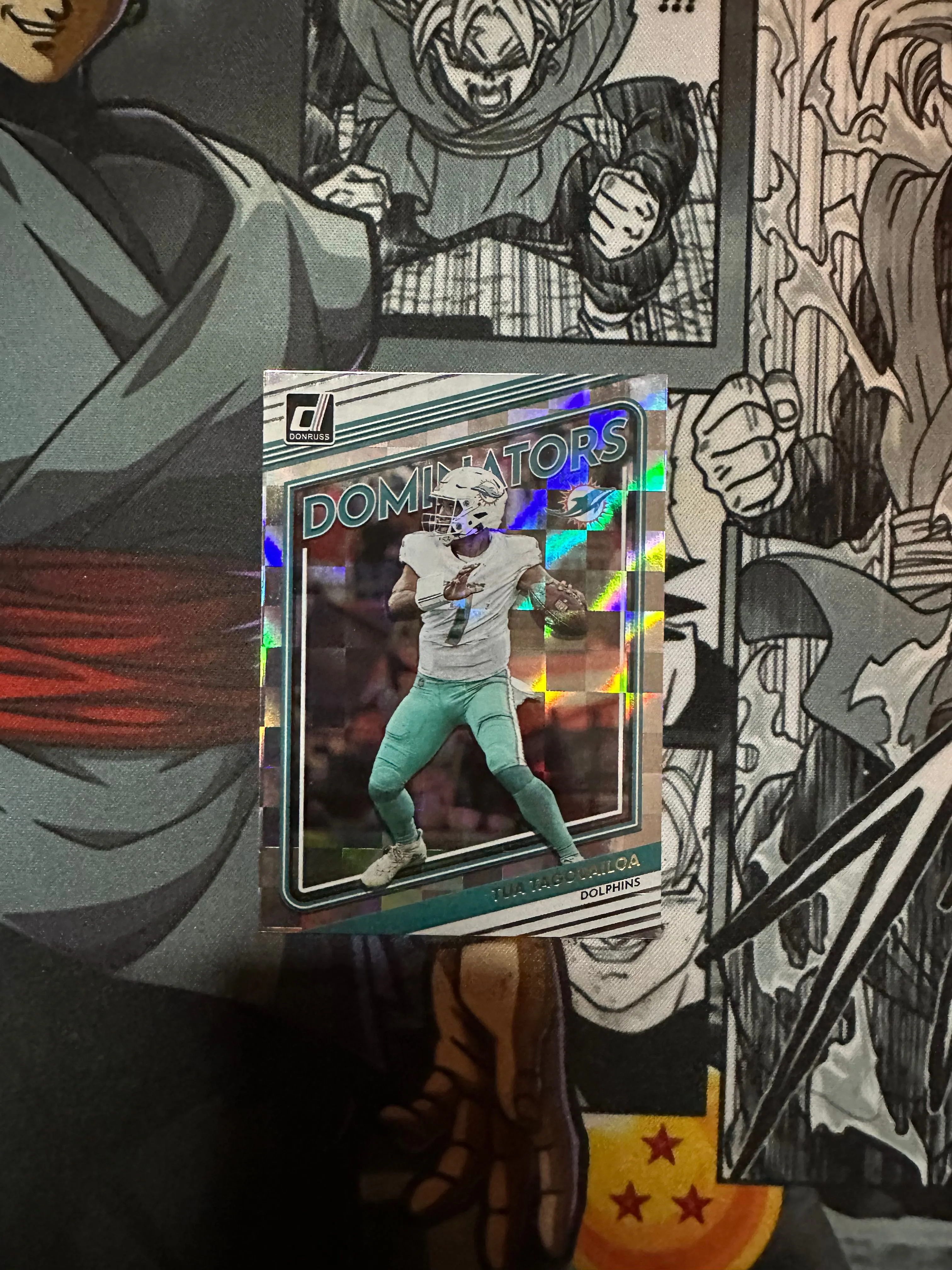 Product image for 2022 Donruss Dominators #D3 Tua Tagovailoa - Miami Dolphins