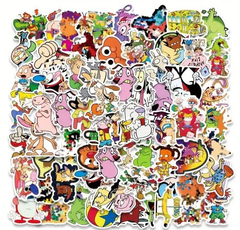 Product image for 5 random Nickelodeon/Cartoon Network stickers