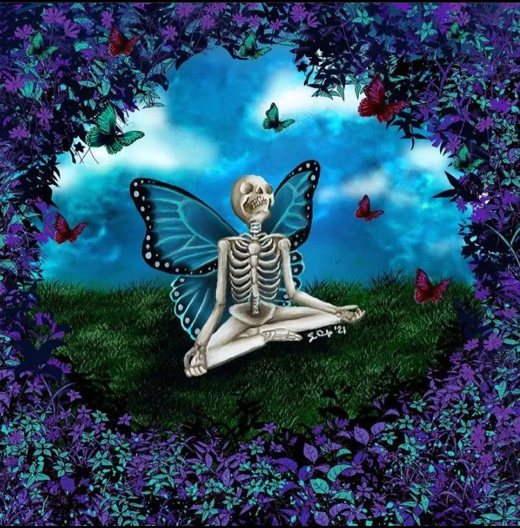 Product image for “Skeleton Fairy” Print