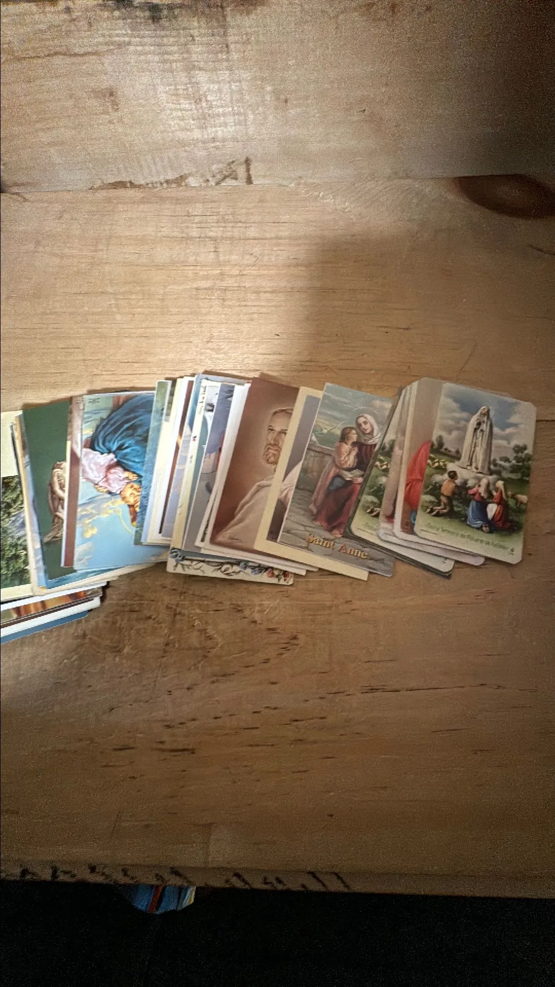 Product image for 2 random vintage prayer funeral cards