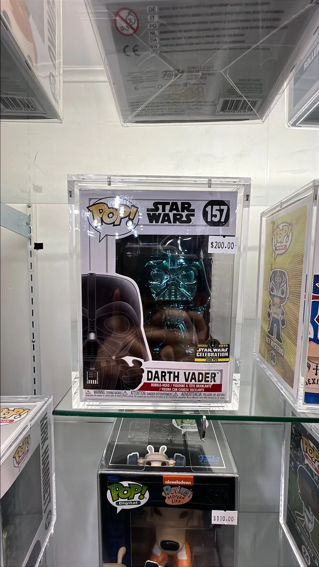 Product image for Darth Vader #157 (Blue Chrome 2,500 pcs)