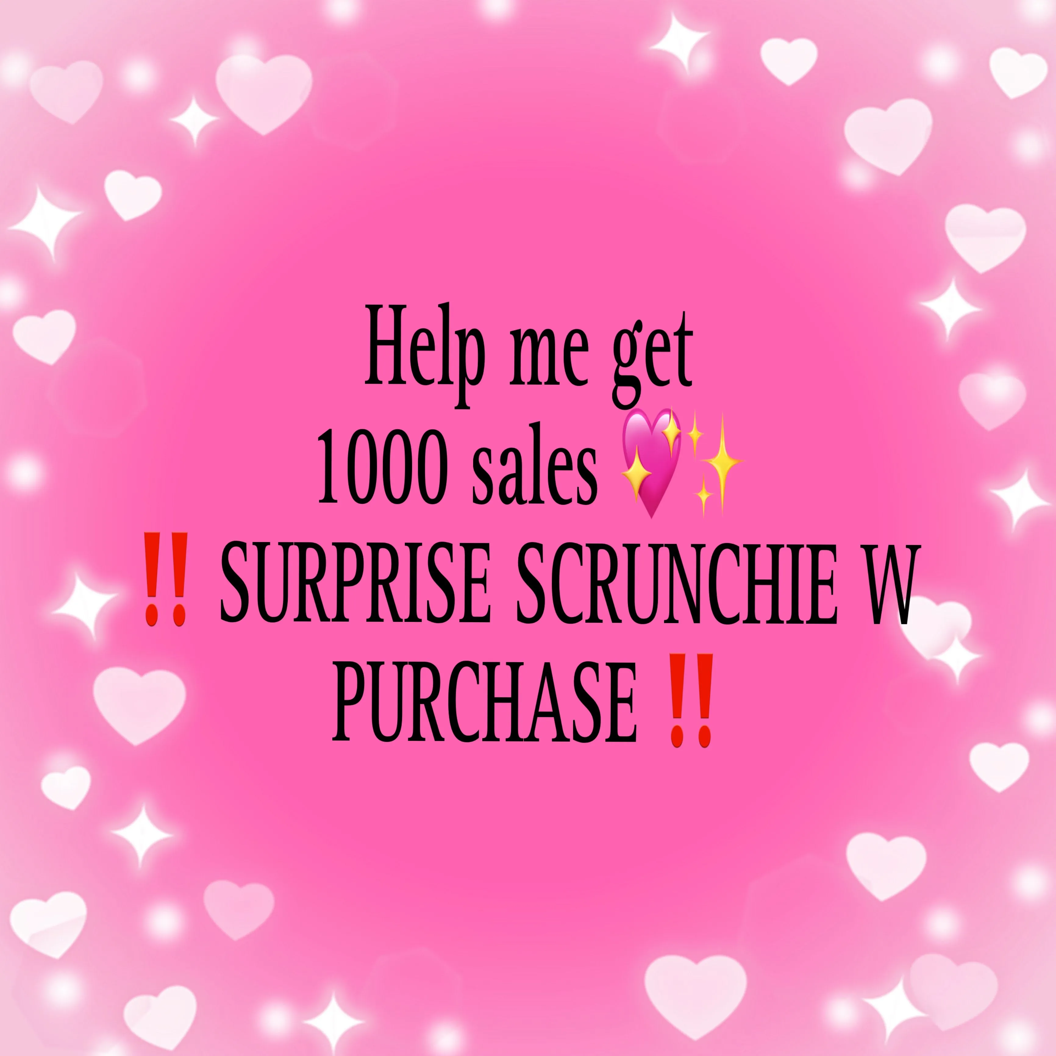 Product image for 1000 SALES !!! Surprise scrunchie