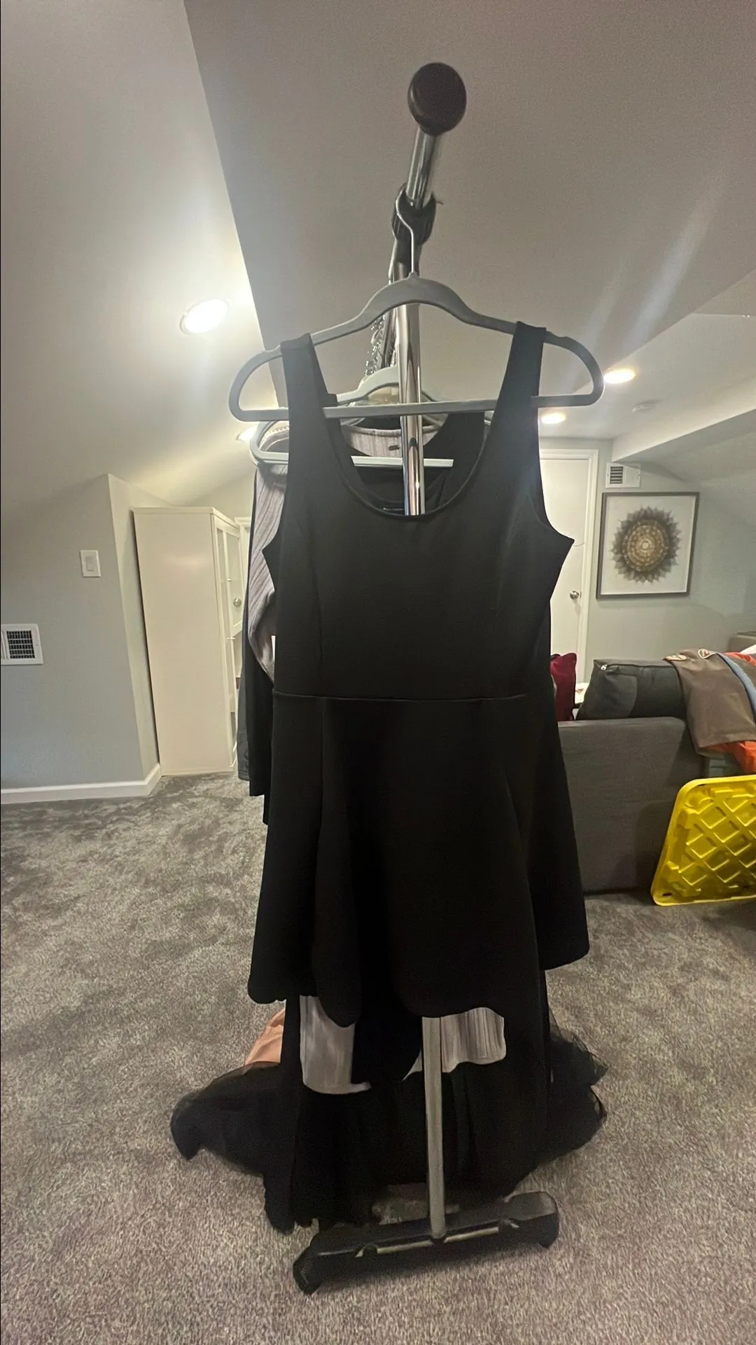 Product image for Black a-line mini dress