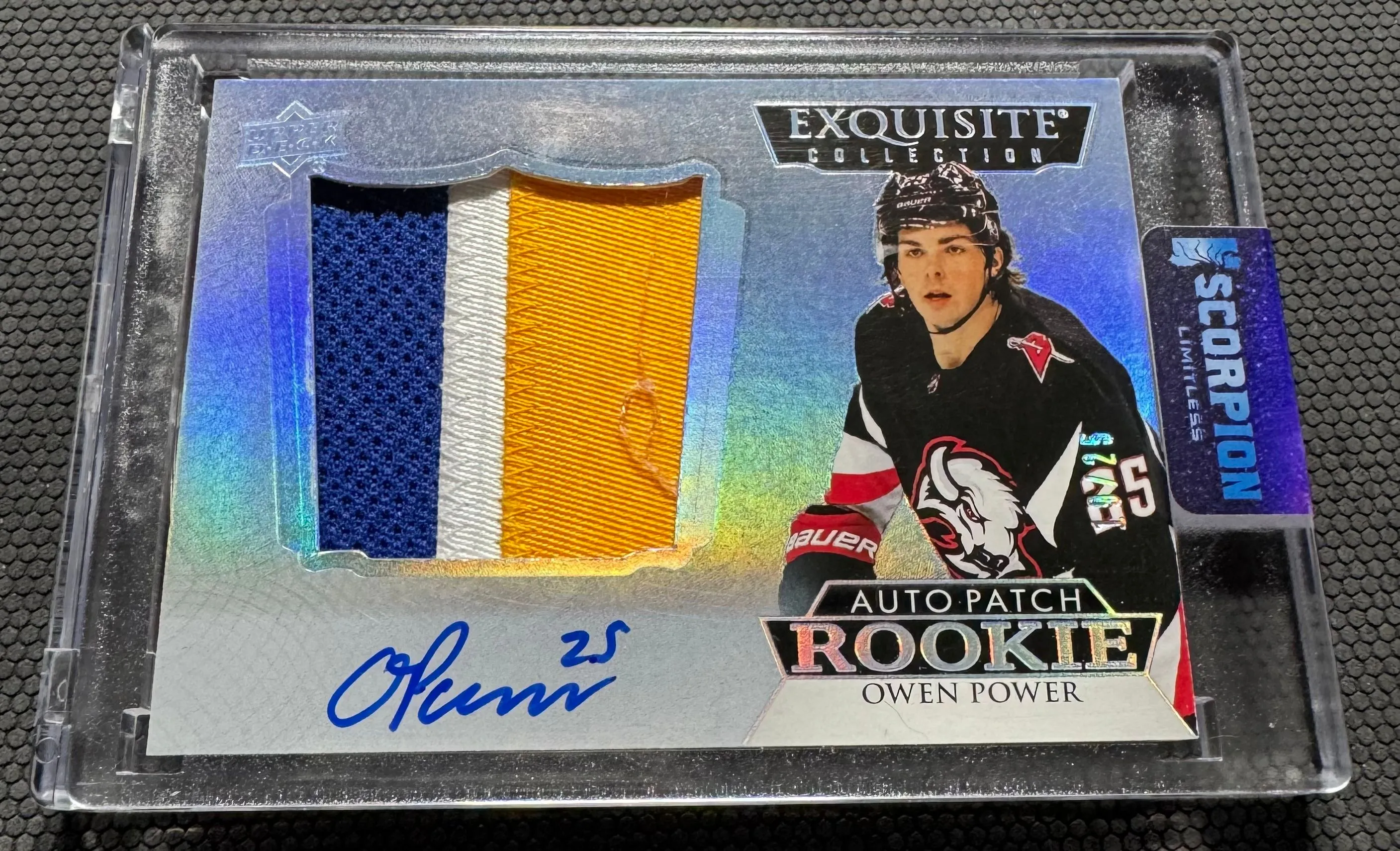Product image for Owen Power 3 color Rookie Patch Auto /25 - THE THREAD! - Offers on