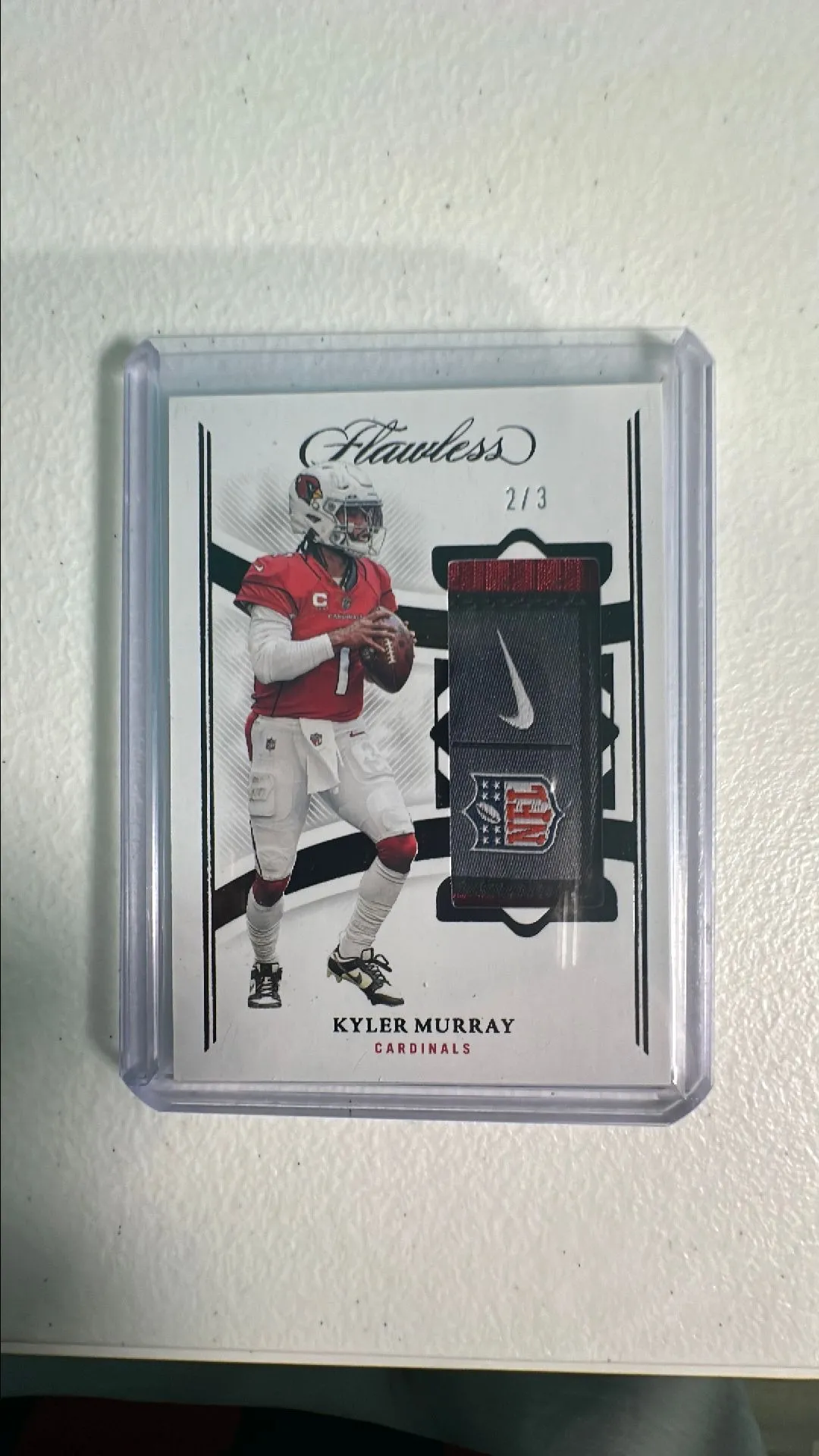Product image for Kyler Murray Flawless with Nike & NFL shield patch 2/3