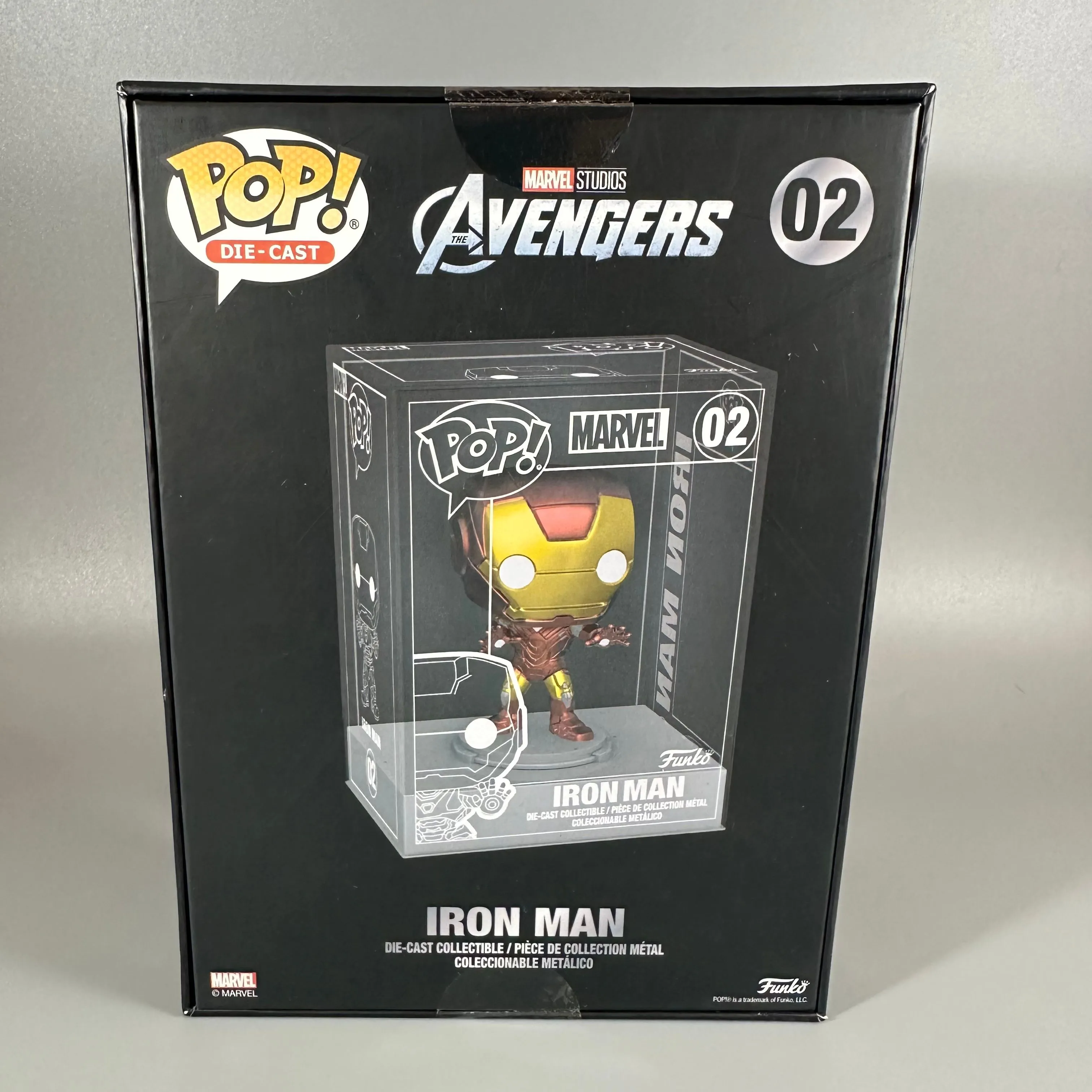 Product image for Funko POP! Marvel Avengers Iron Man Die Cast #02 Funko Shop Exclusive 2021