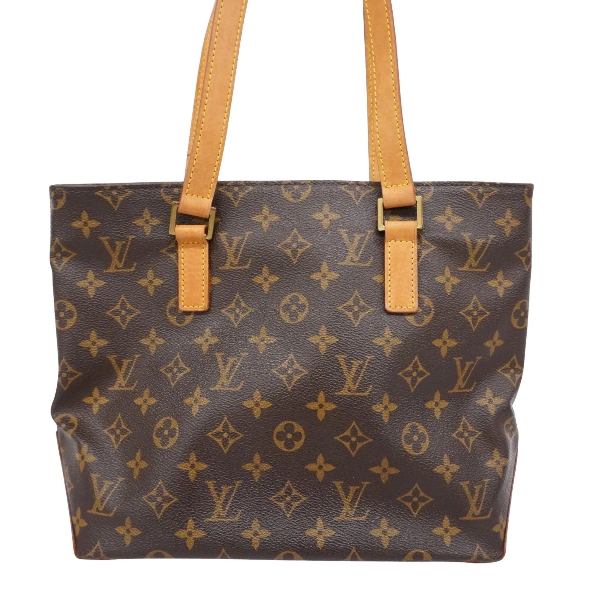 Product image for Louis Vuitton Monogram Piano Tote Bag in Brown Pre Owned