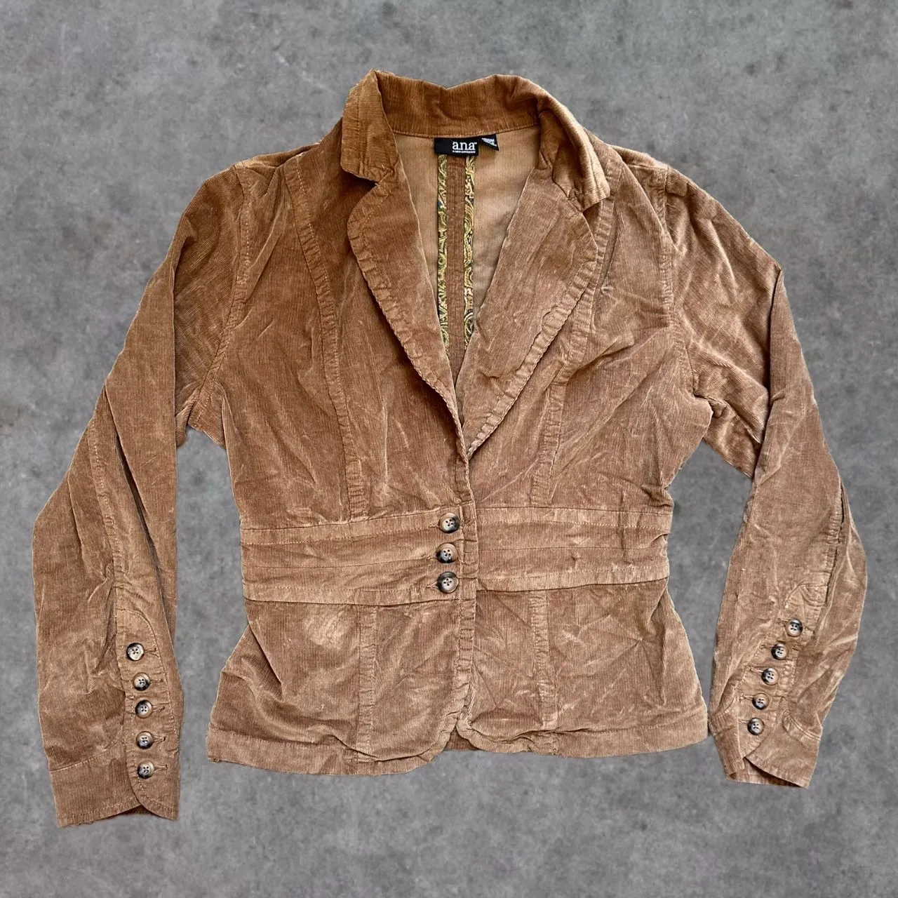 Product image for Y2K Brown Corduroy Jacket