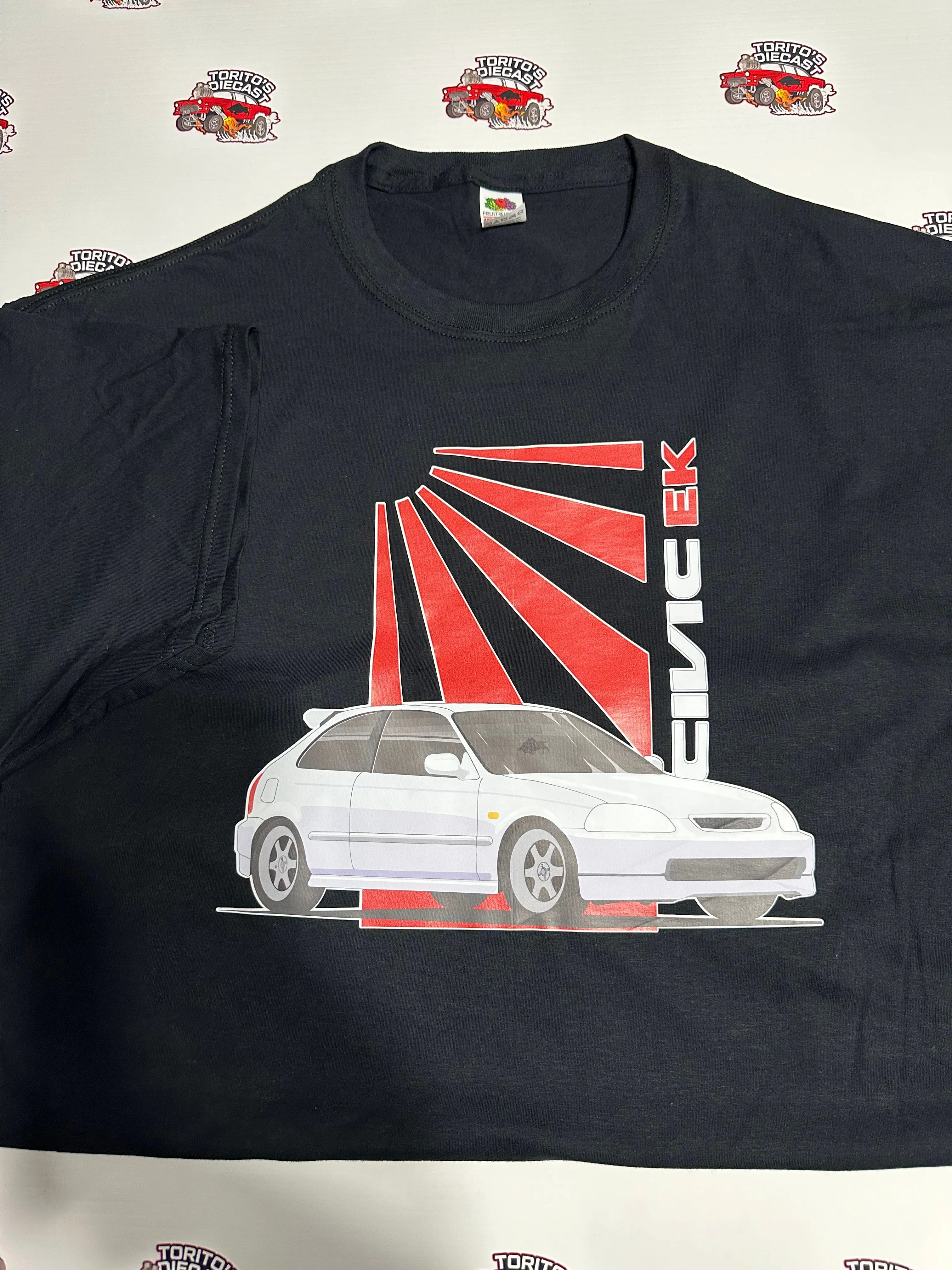 Product image for HONDA CIVIC EK shirt. SIZE S-3XL