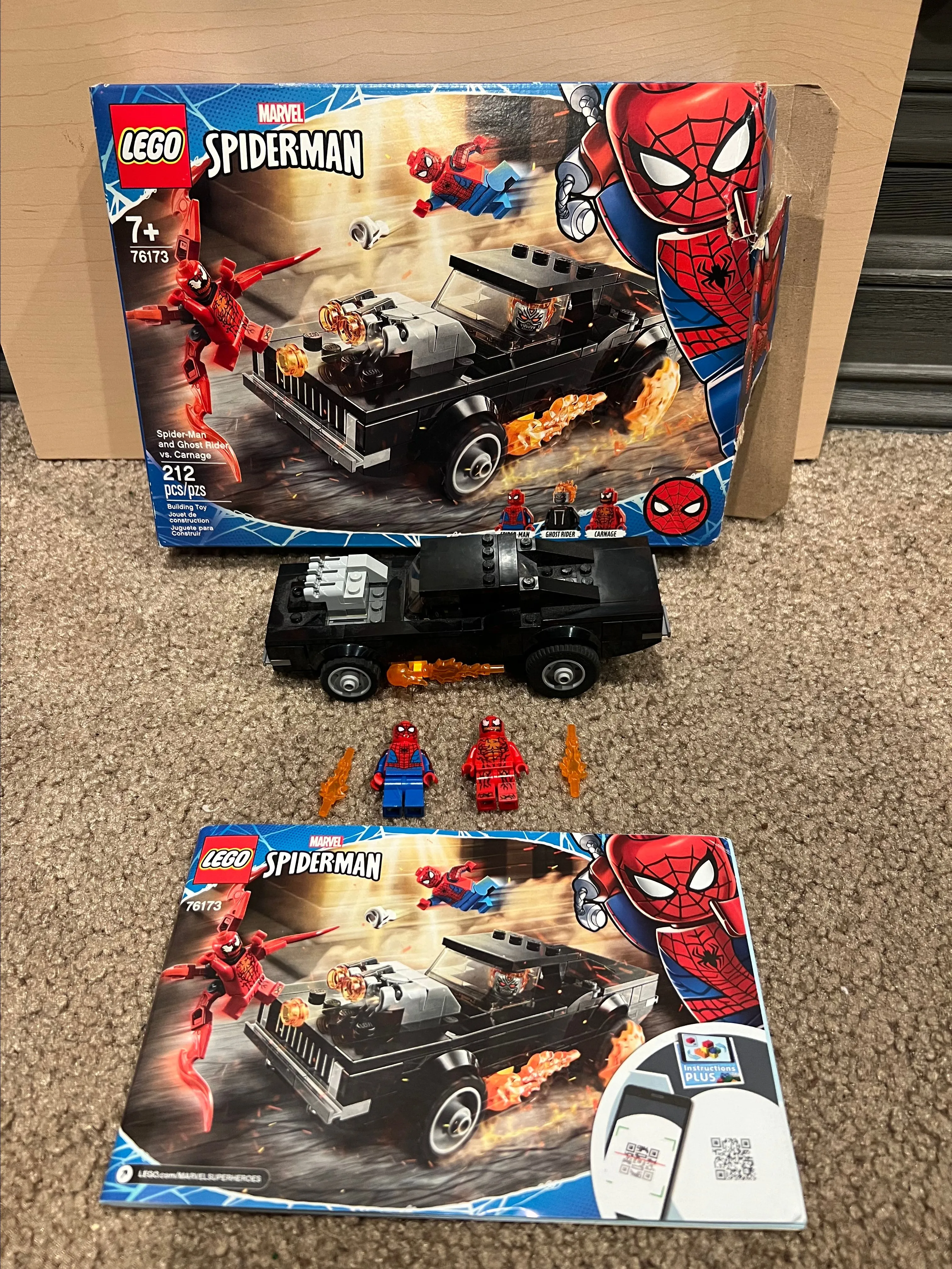 Product image for LEGO Super Heroes: Spider-Man and Ghost Rider vs. Carnage (76173)
