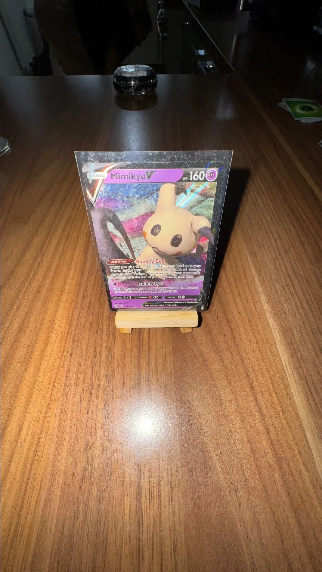 Product image for Pokémon TCG Mimikyu V Sword & Shield: Brilliant Stars 068/172 Holo Ultra Rarest