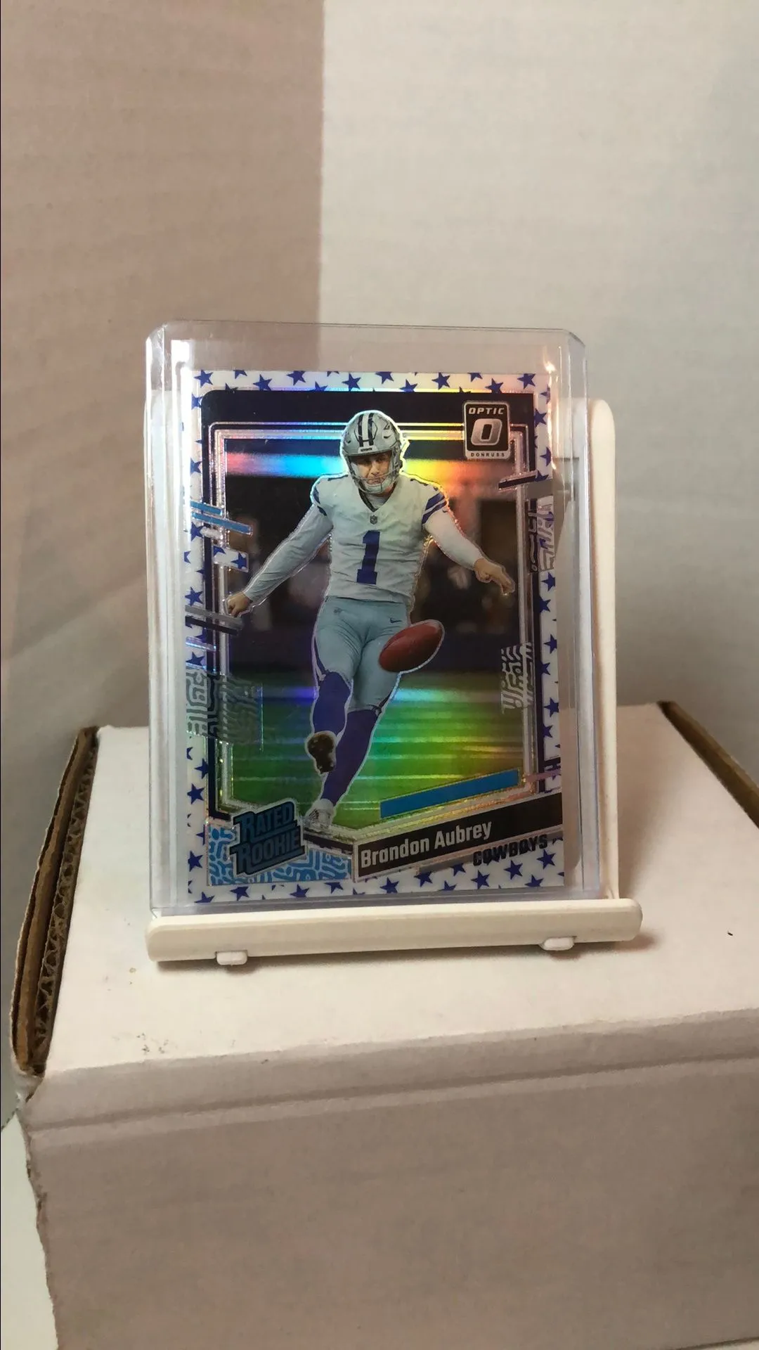 Product image for Brandon Aubrey 2023 Donruss Optic Rated Rookie Stars SSP