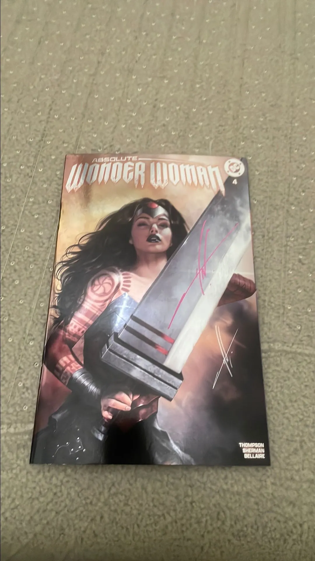 Product image for Absolute Wonder Woman megacon foil Carla Cohen sign