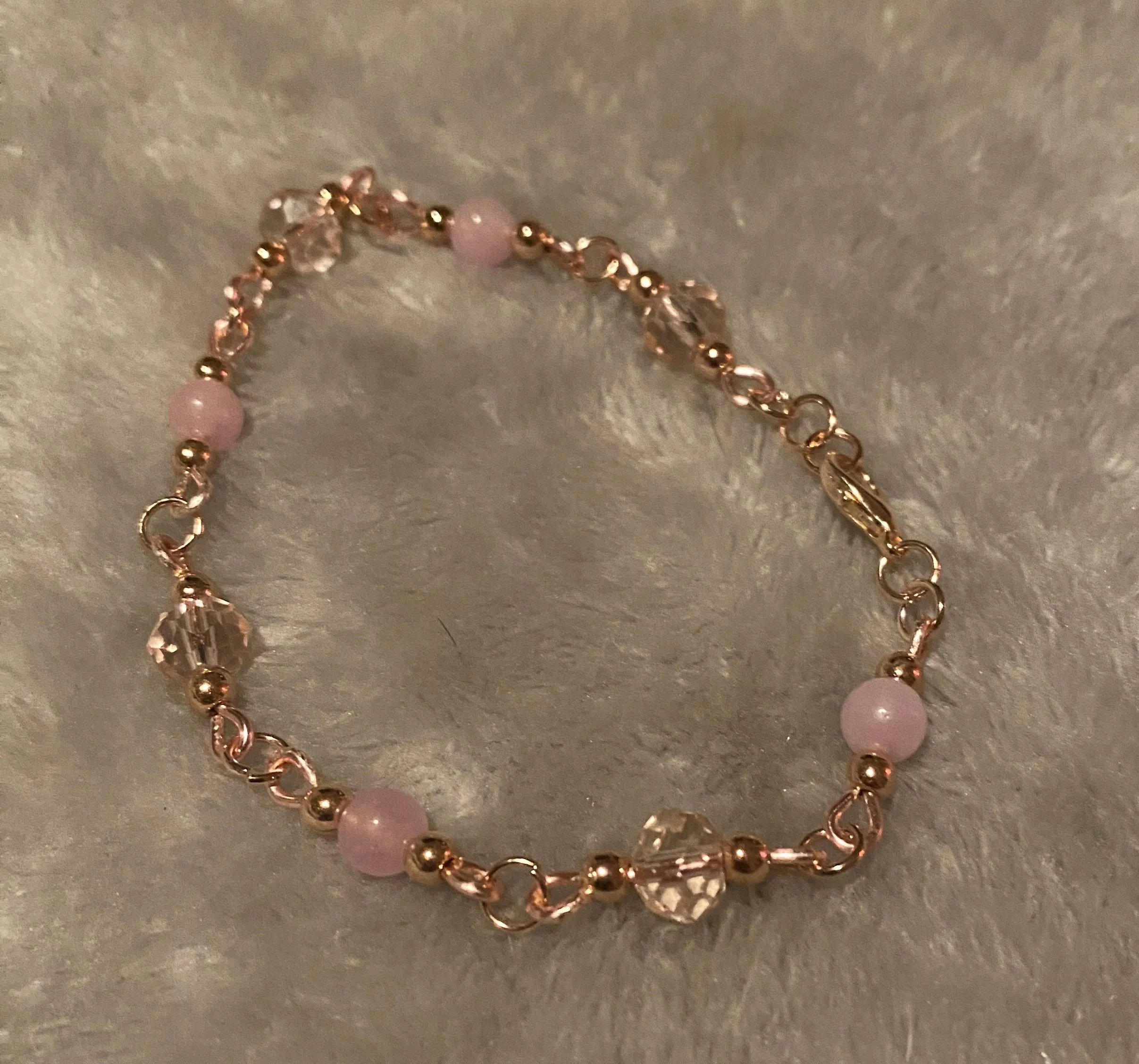 Product image for Rose Quartz/Pink Champagne Bracelet