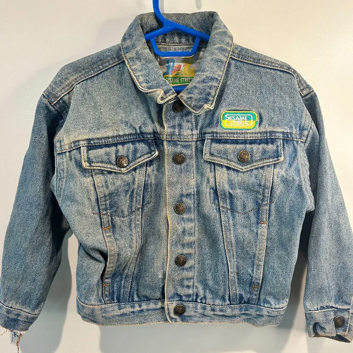 Product image for Vintage Seasme Street Jean Jacket 4T