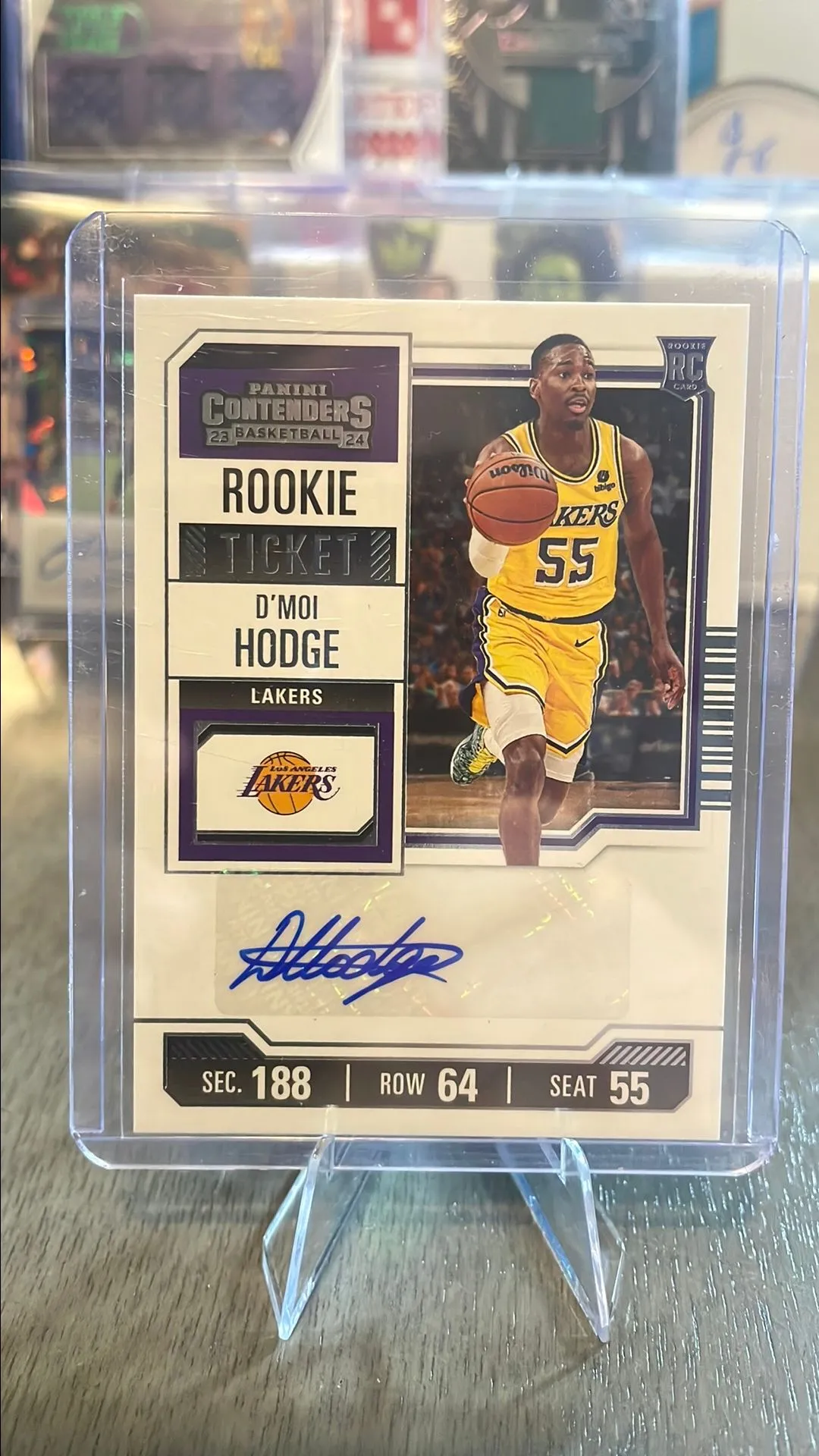 Product image for D'Moi Hodge 2023-24 Panini Contenders Rookie Ticket Autograph #147
